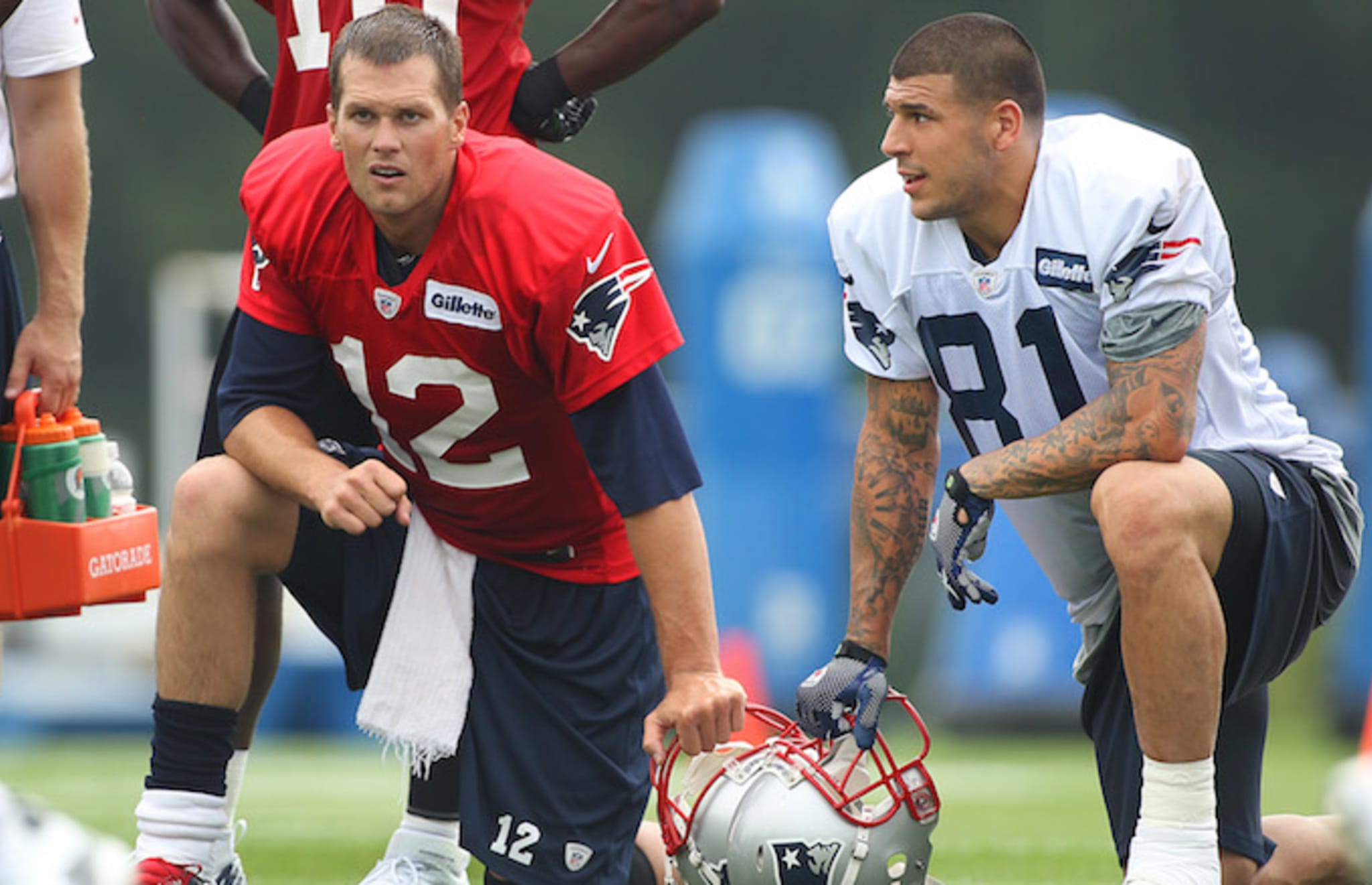 Tom Brady, Aaron Hernandez
