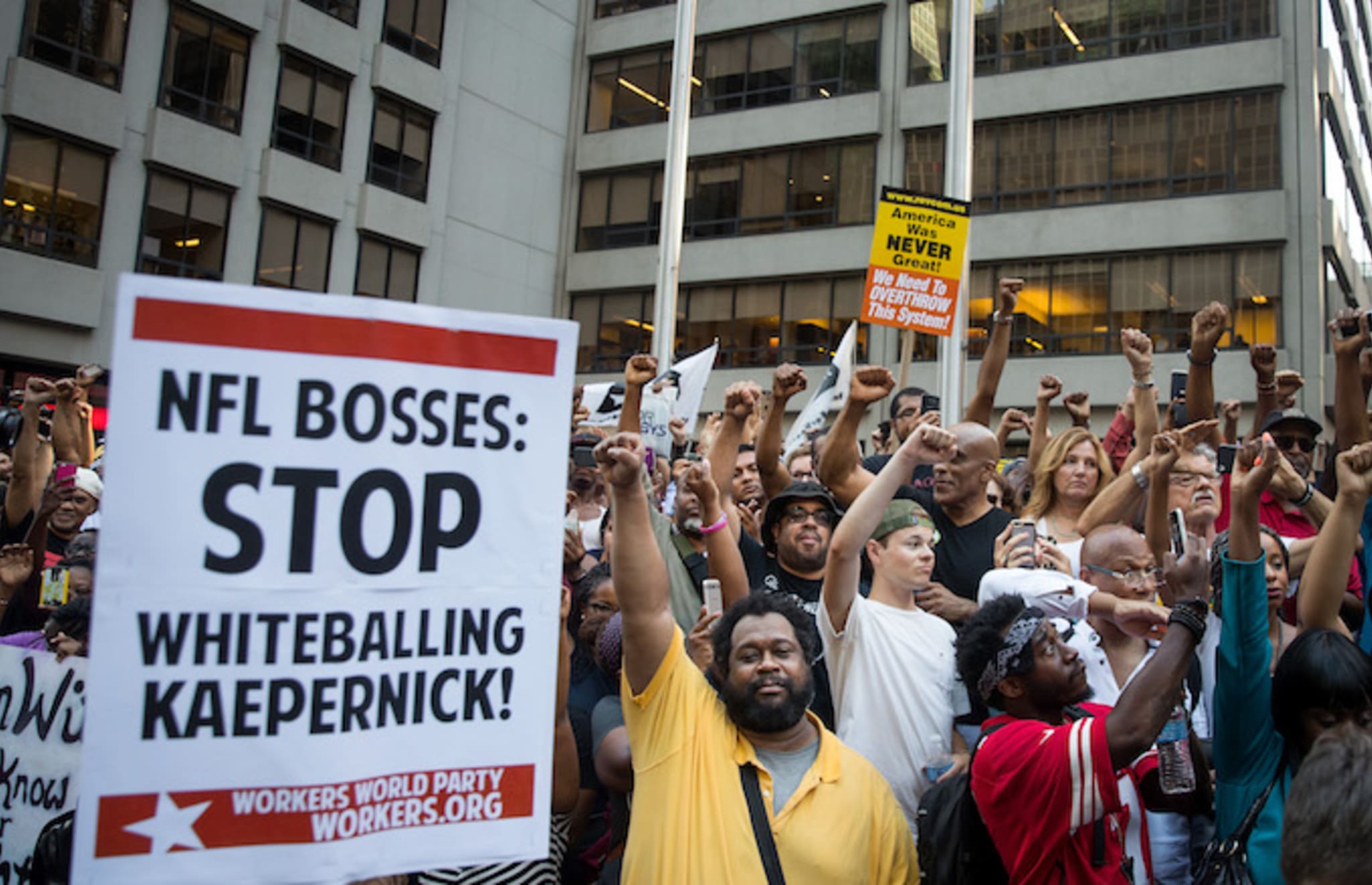 Colin Kaepernick NFL collusion case protestor