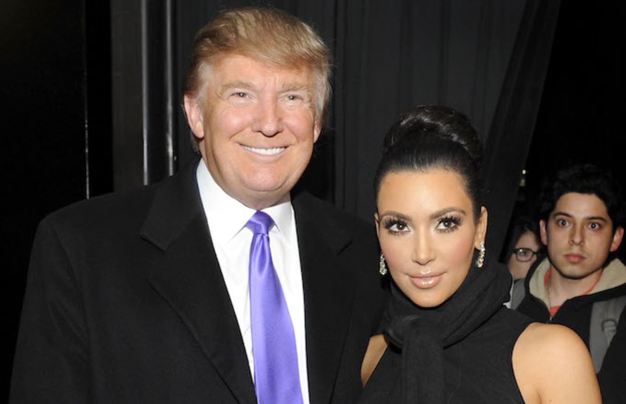 Kim Kardashian and Donald Trump
