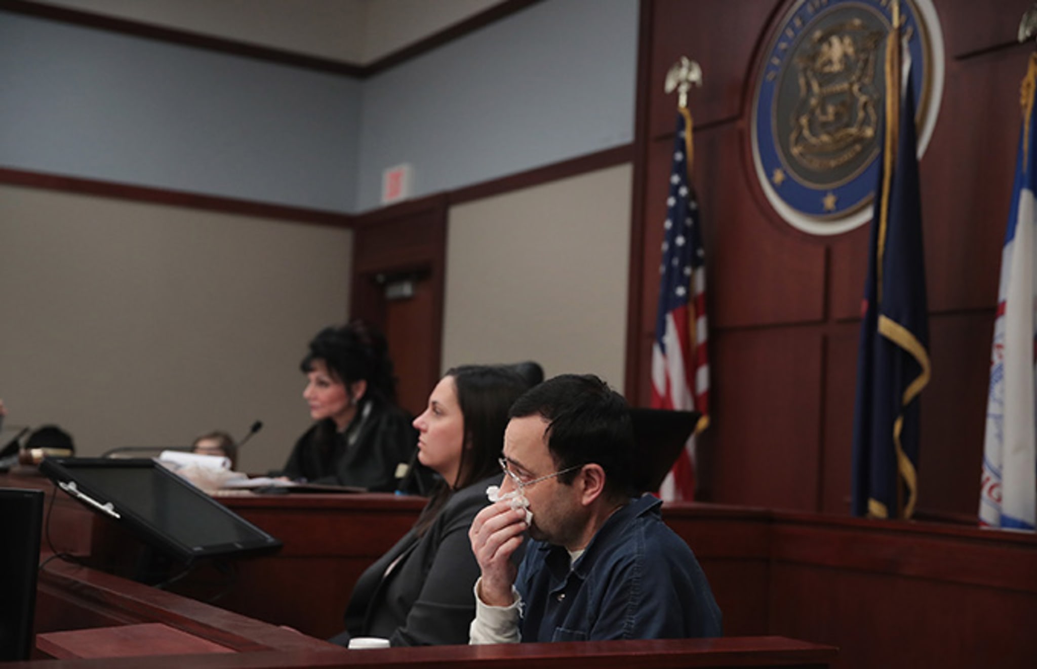 This is a photo of Larry Nassar.