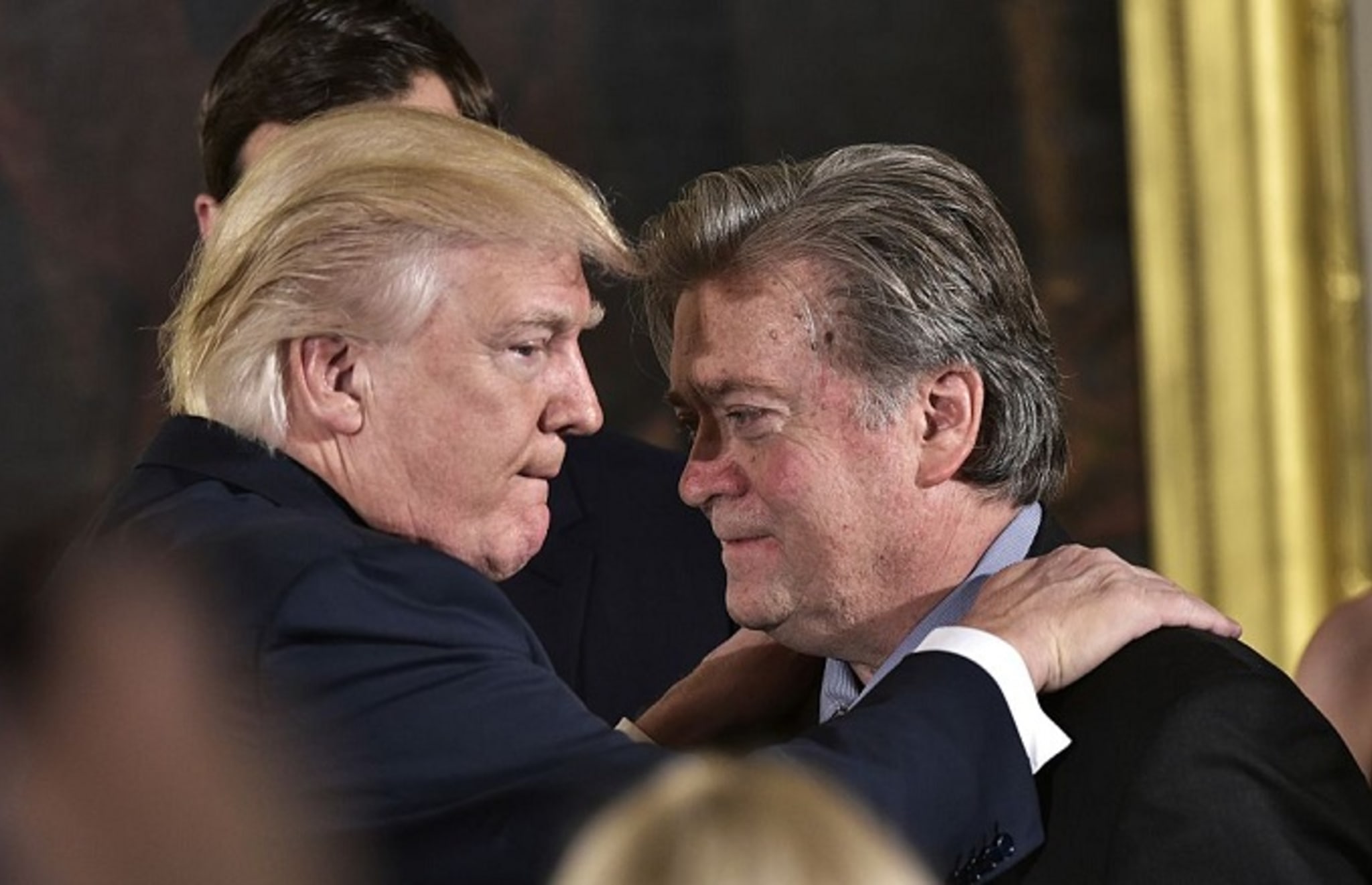 Donald Trump and Steve Bannon