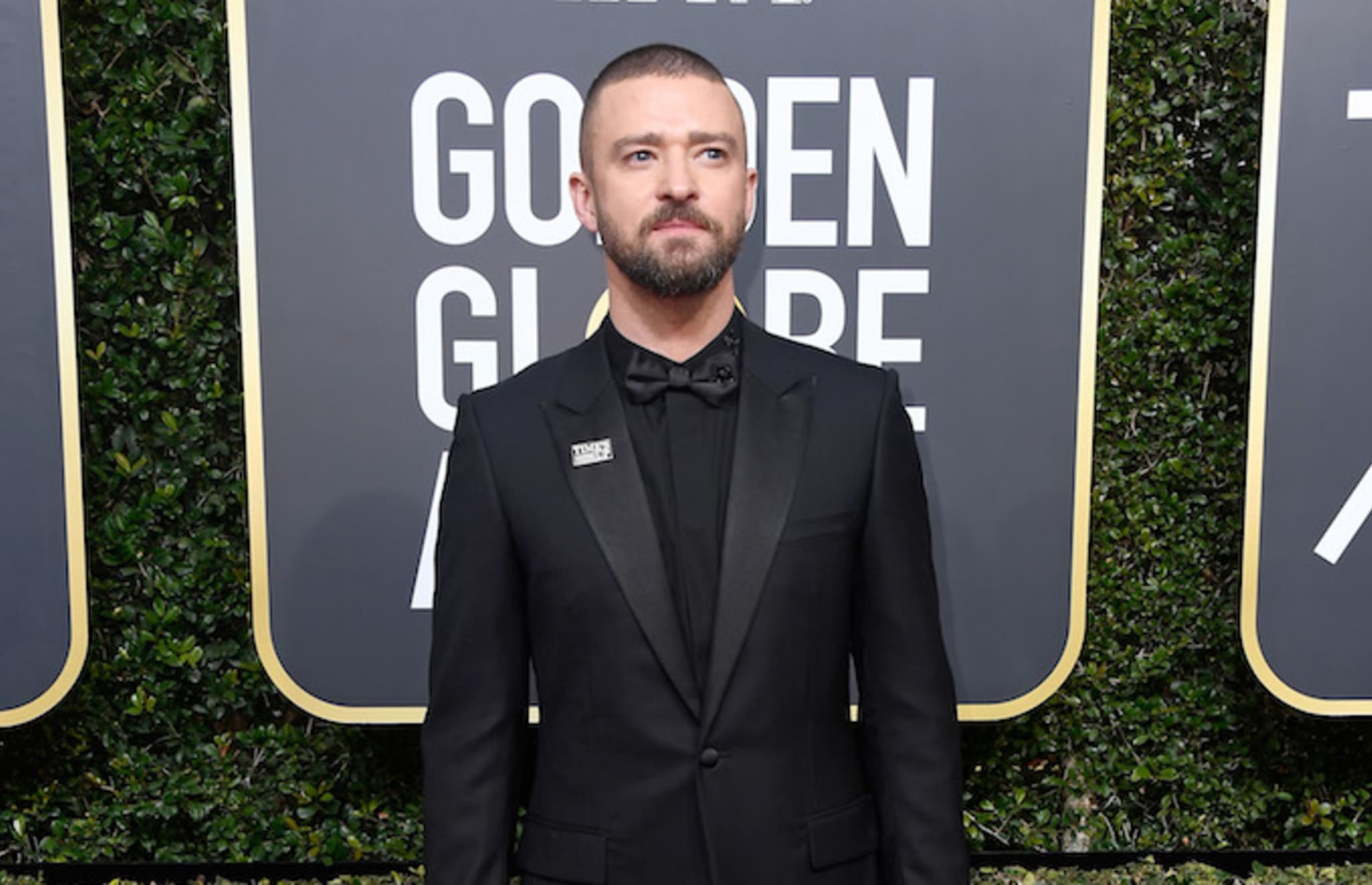 Justin Timberlake at the Golden Globes.
