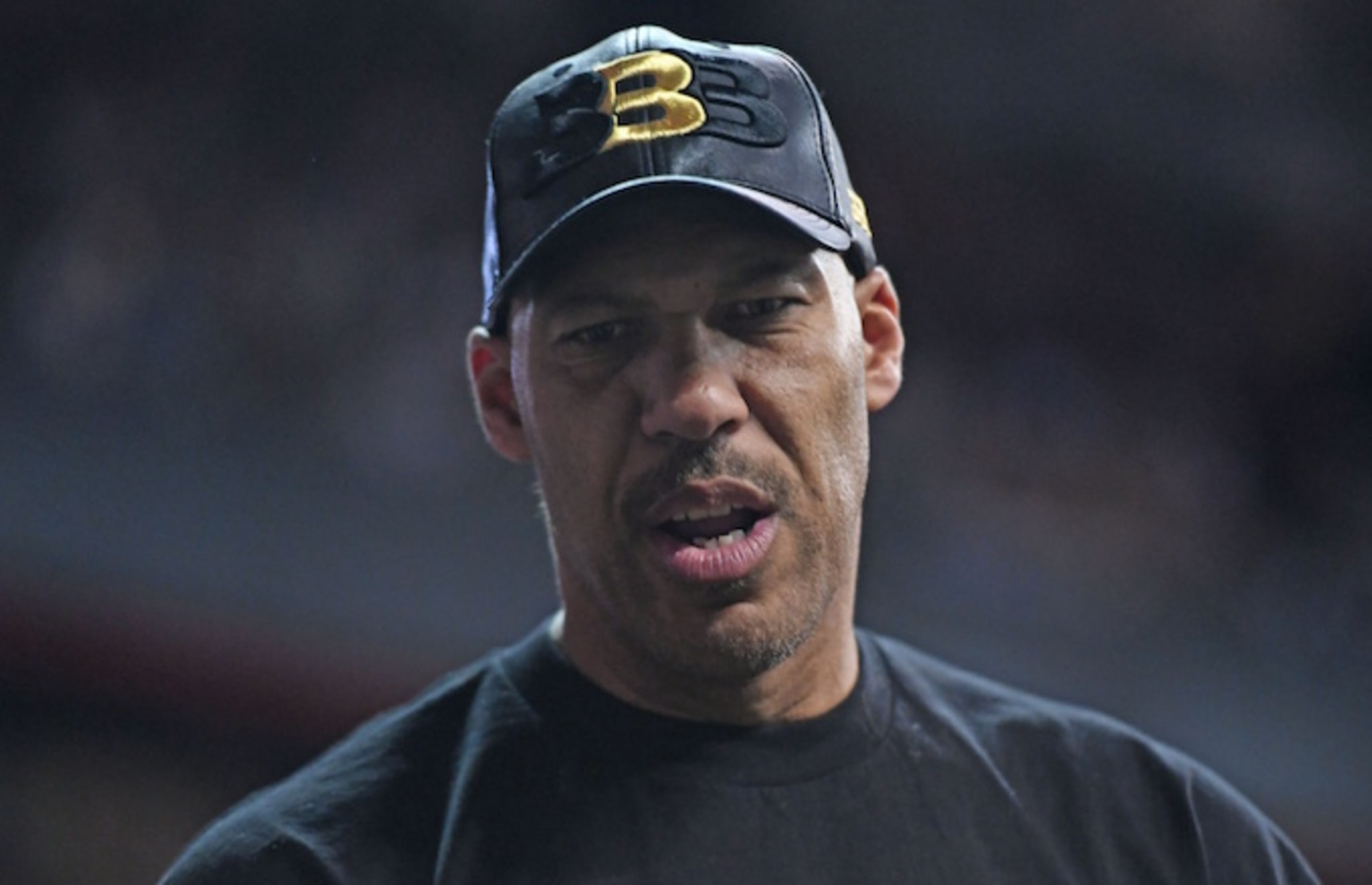 LaVar Ball attends Celtics/Lakers Summer League Game.