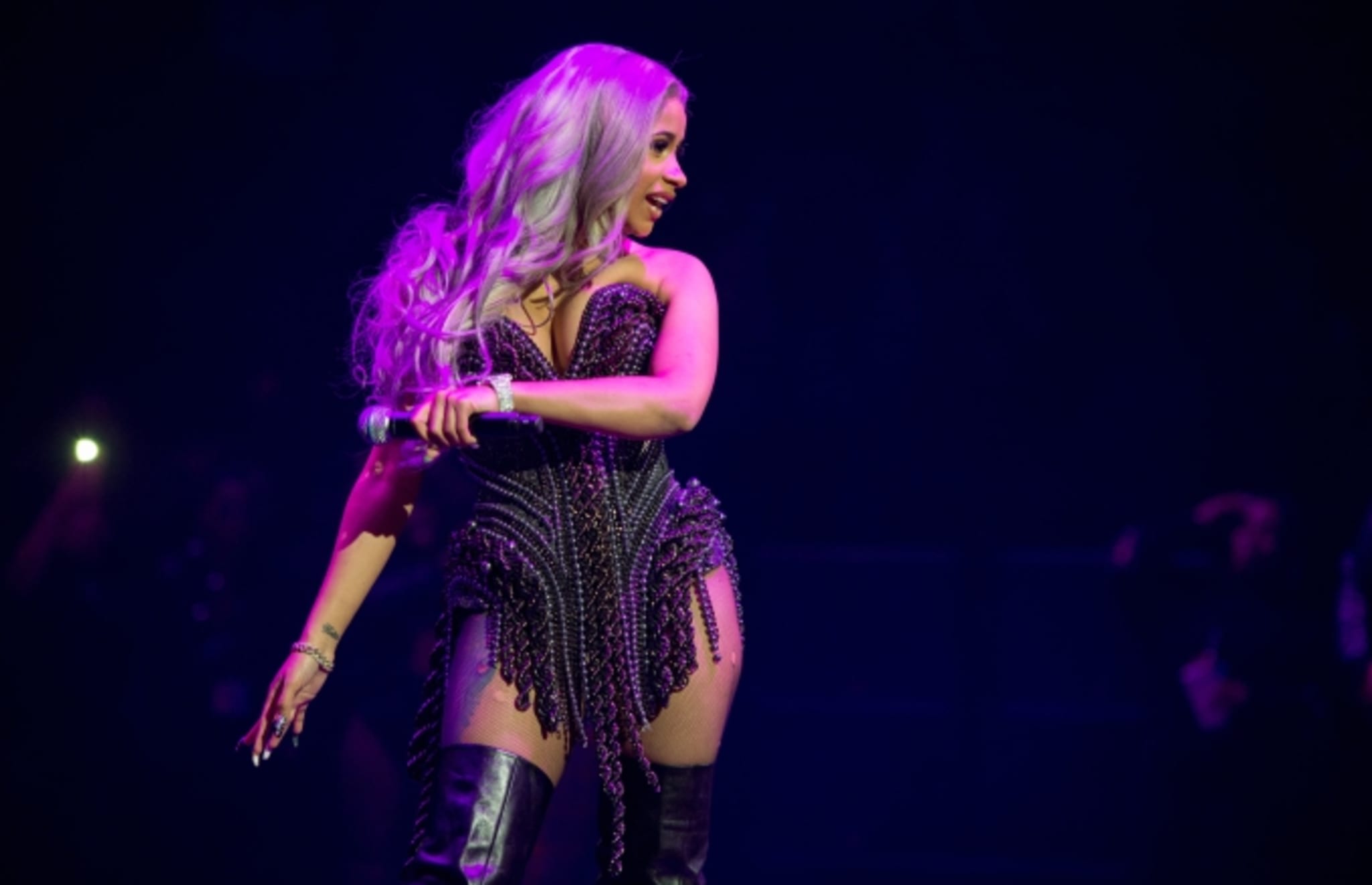 Cardi B performs.