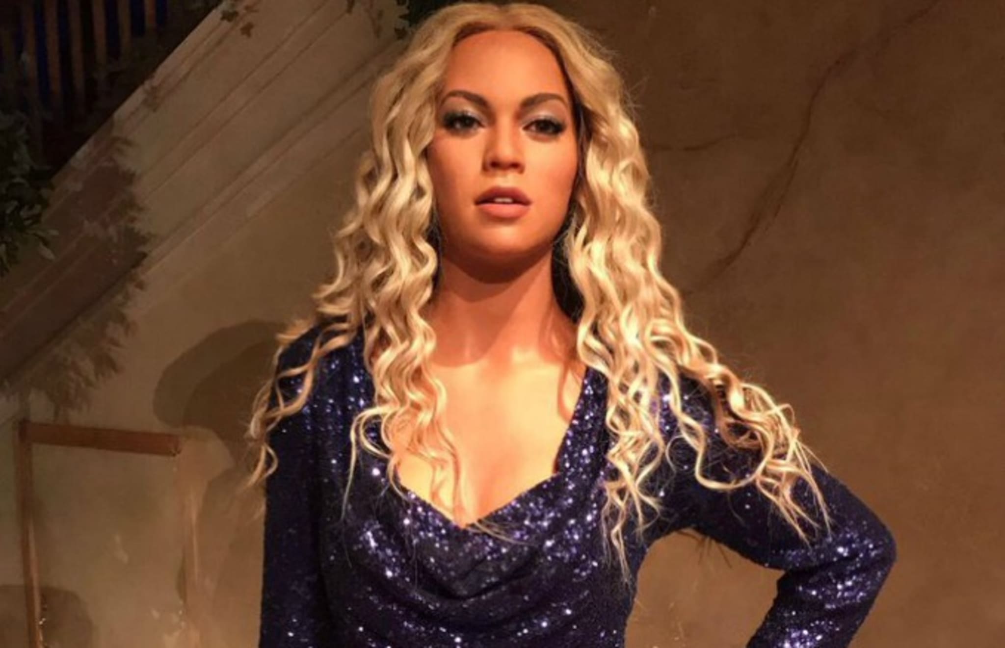Beyoncé wax figure.