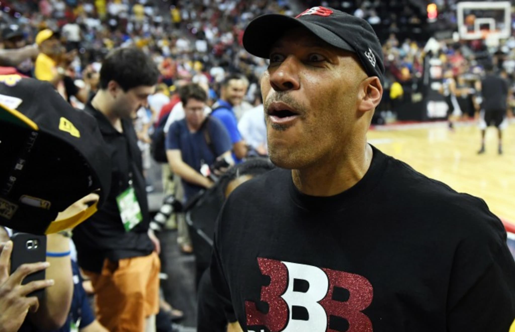 LaVar Ball at a Summer League game.