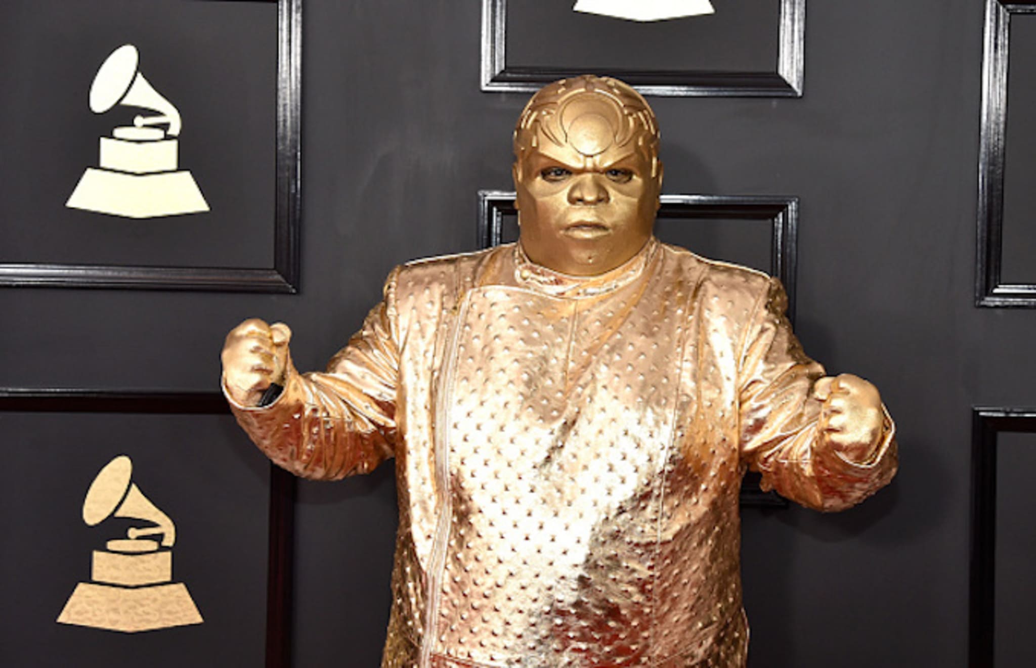 Recording artist Gnarly Davidson (aka CeeLo Green) attends The 59th GRAMMY Awards