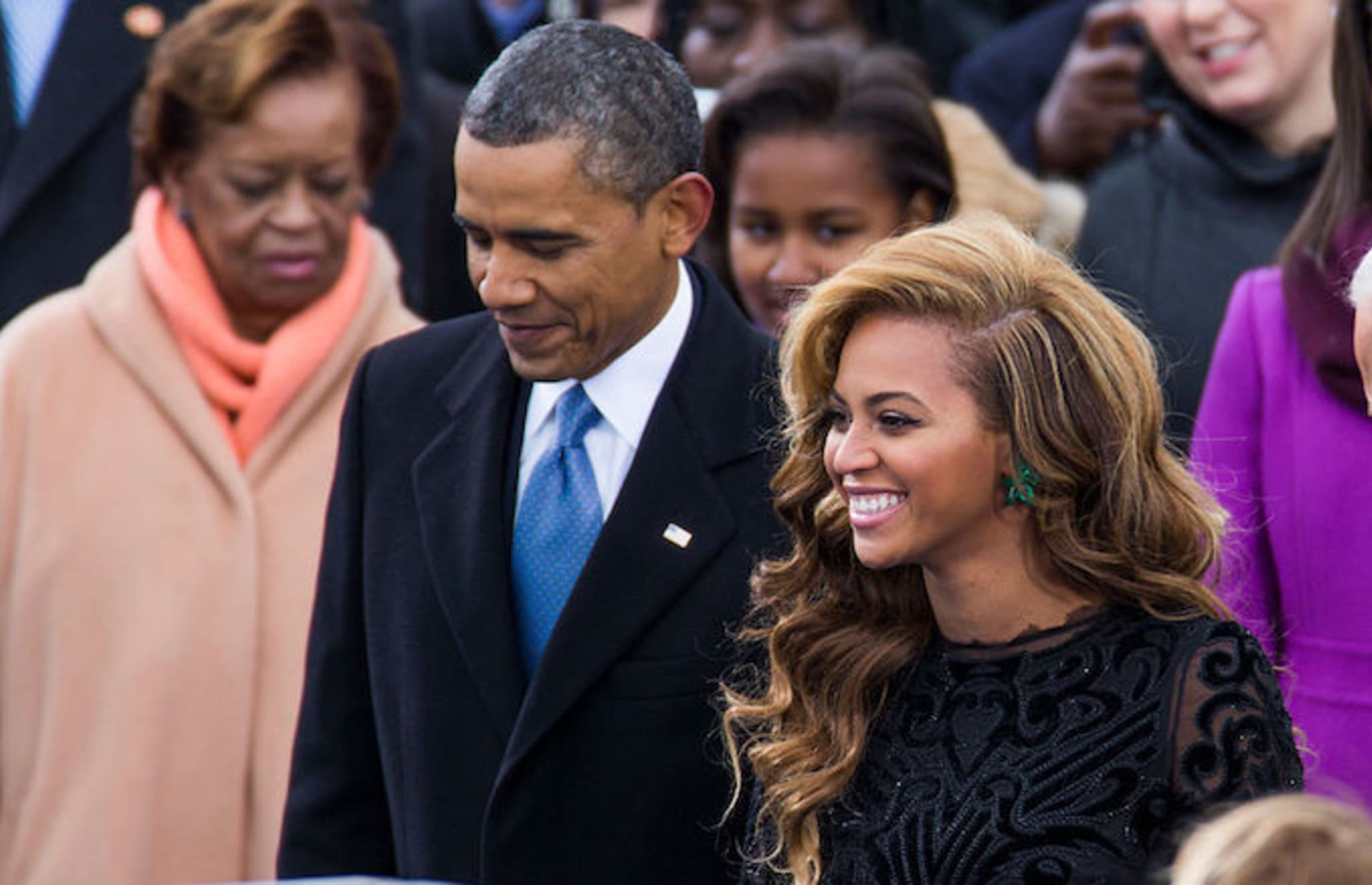Beyonce with President Barack Obama