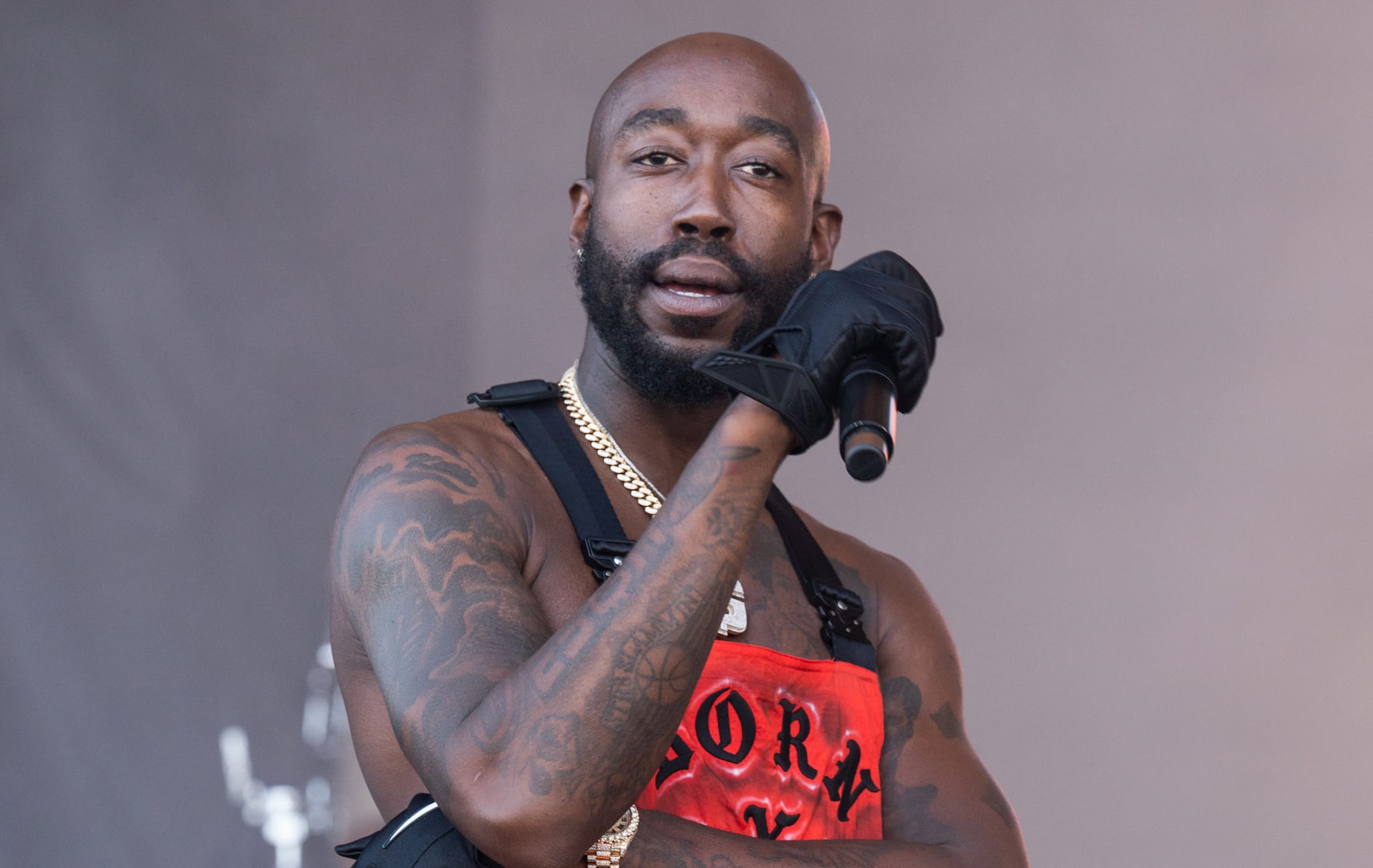 Freddie Gibbs performs at 2021 ACL Music Festival