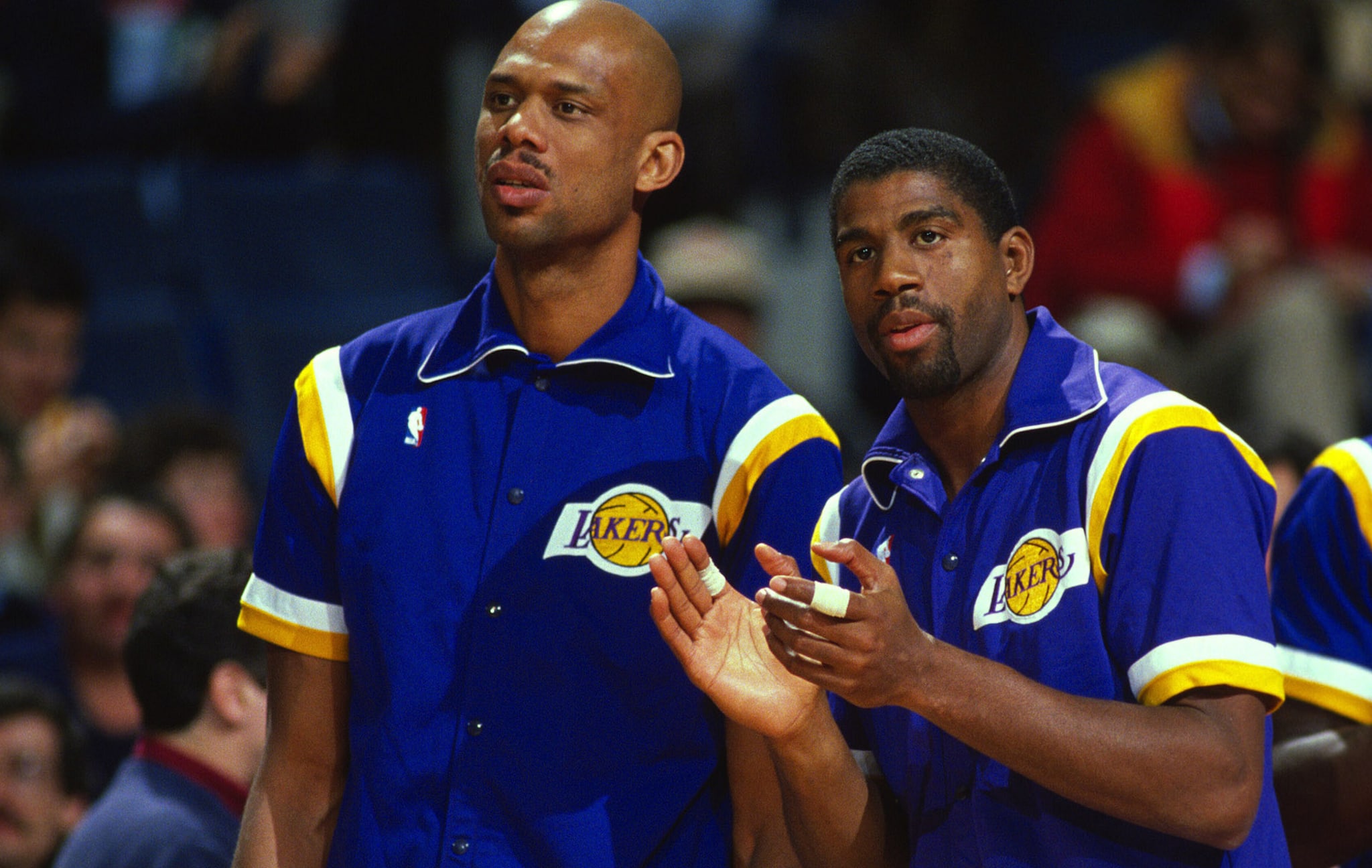 Magic Johnson and Kareem Abdul-Jabbar on the 1980s Lakers