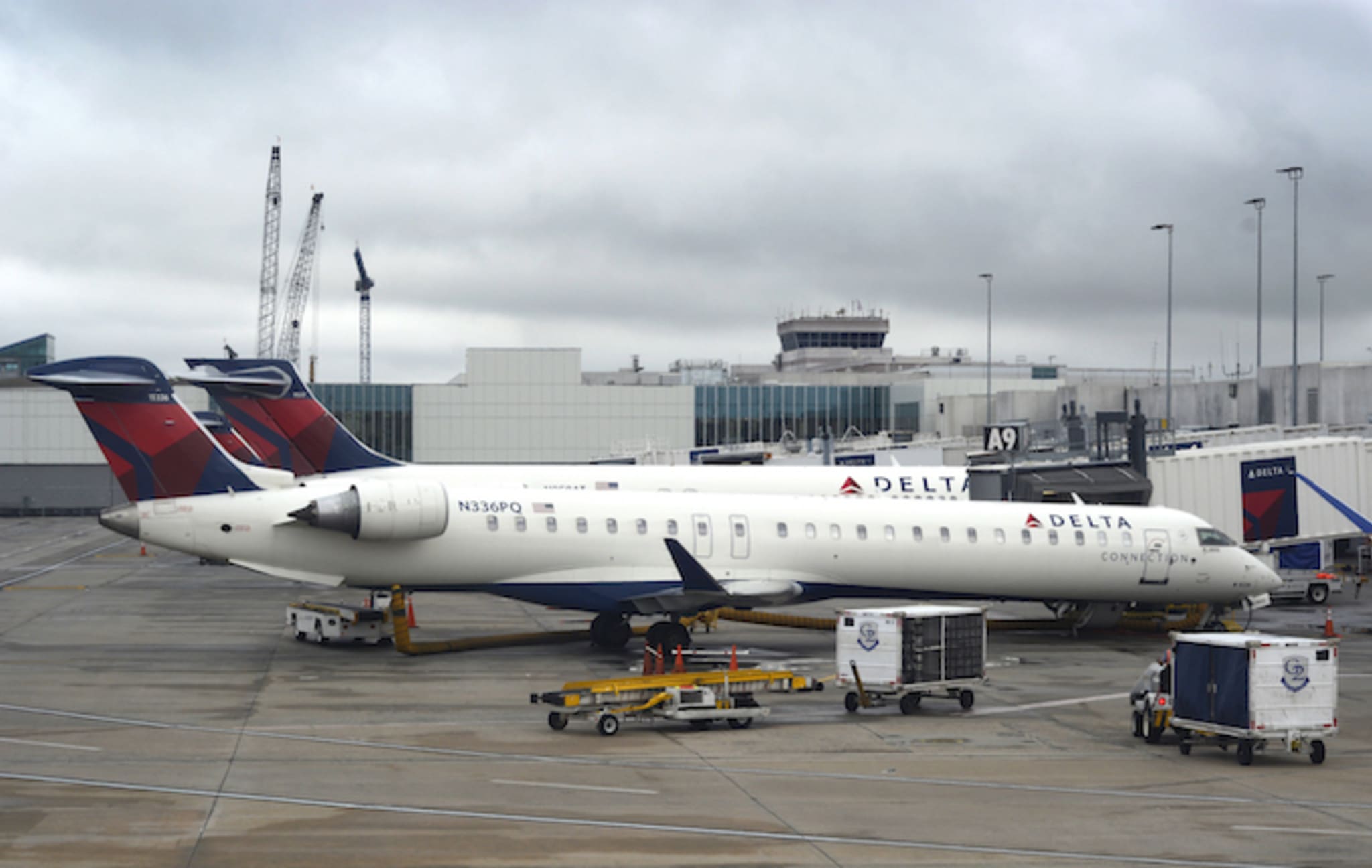 Delta Airlines at North Carolina airport