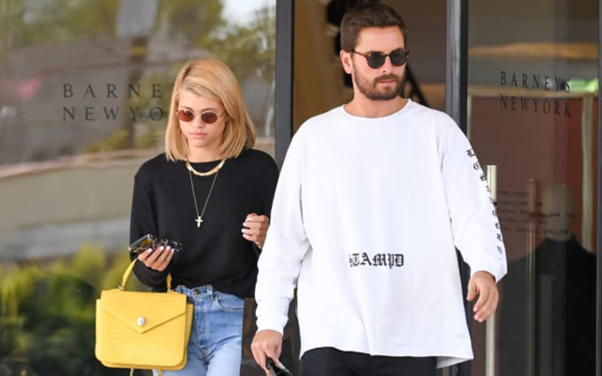 Sofia Richie and Scott Disick