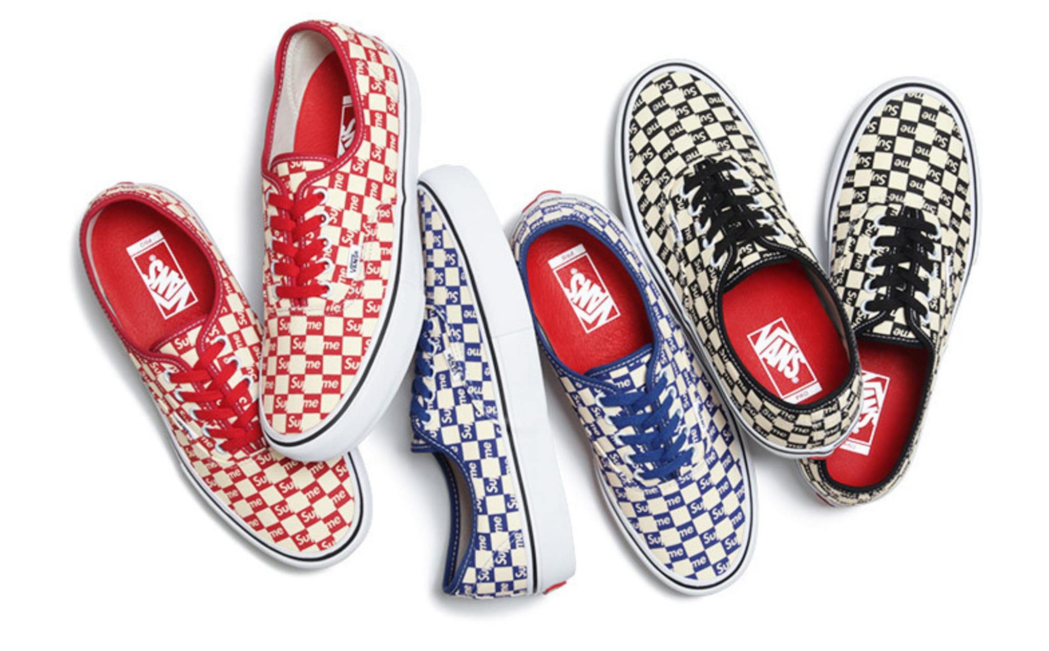 Supreme Vans Authentic Checker