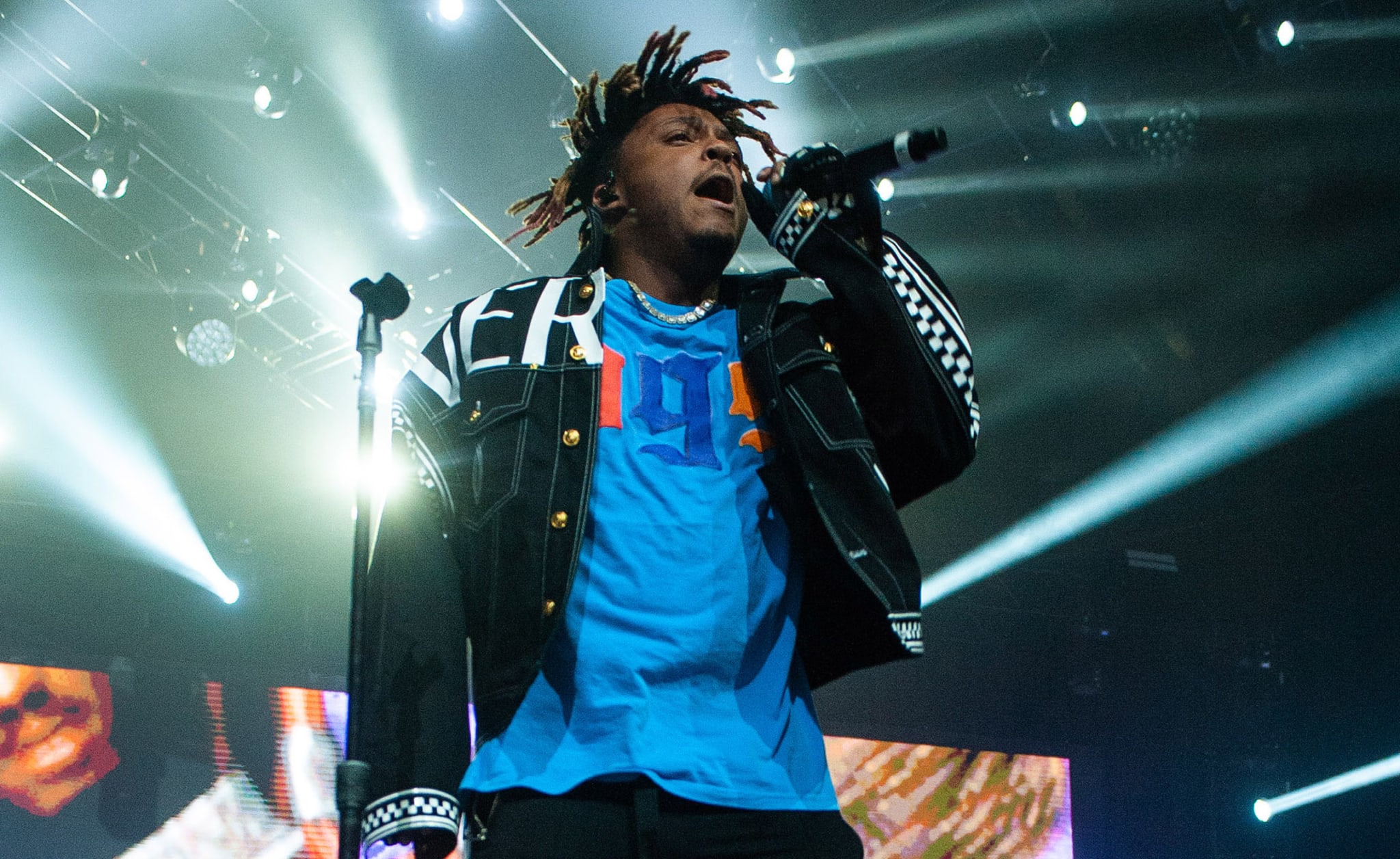 Juice WRLD performing live onstage