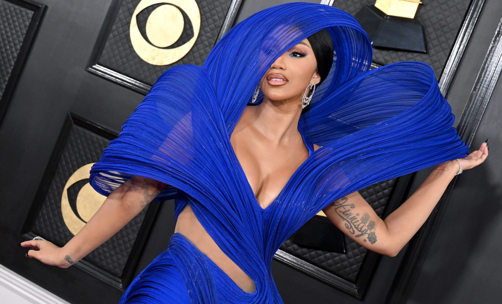 Cardi B attends 2023 Grammy Awards