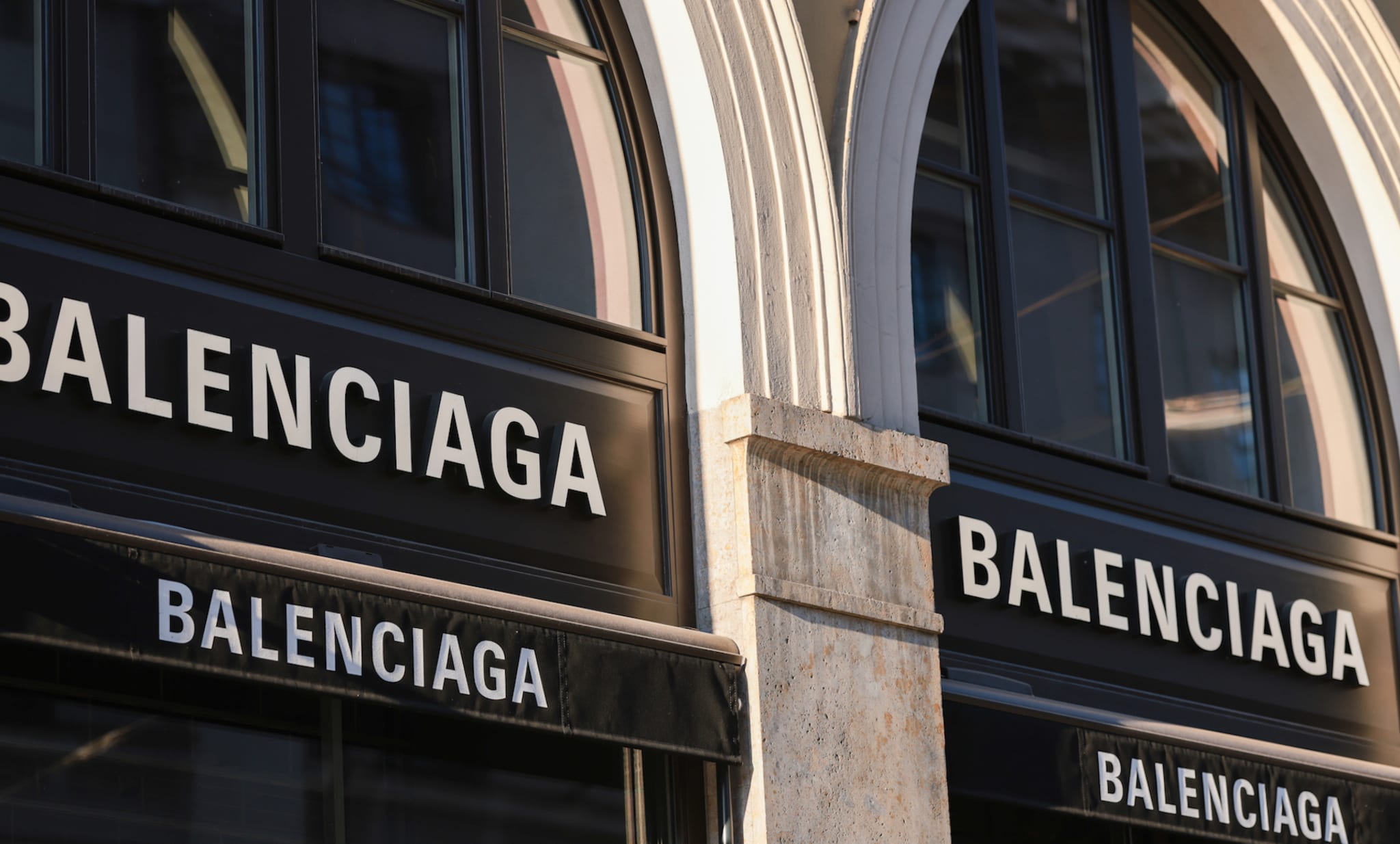 A Balenciaga storefront in Munich, Germany