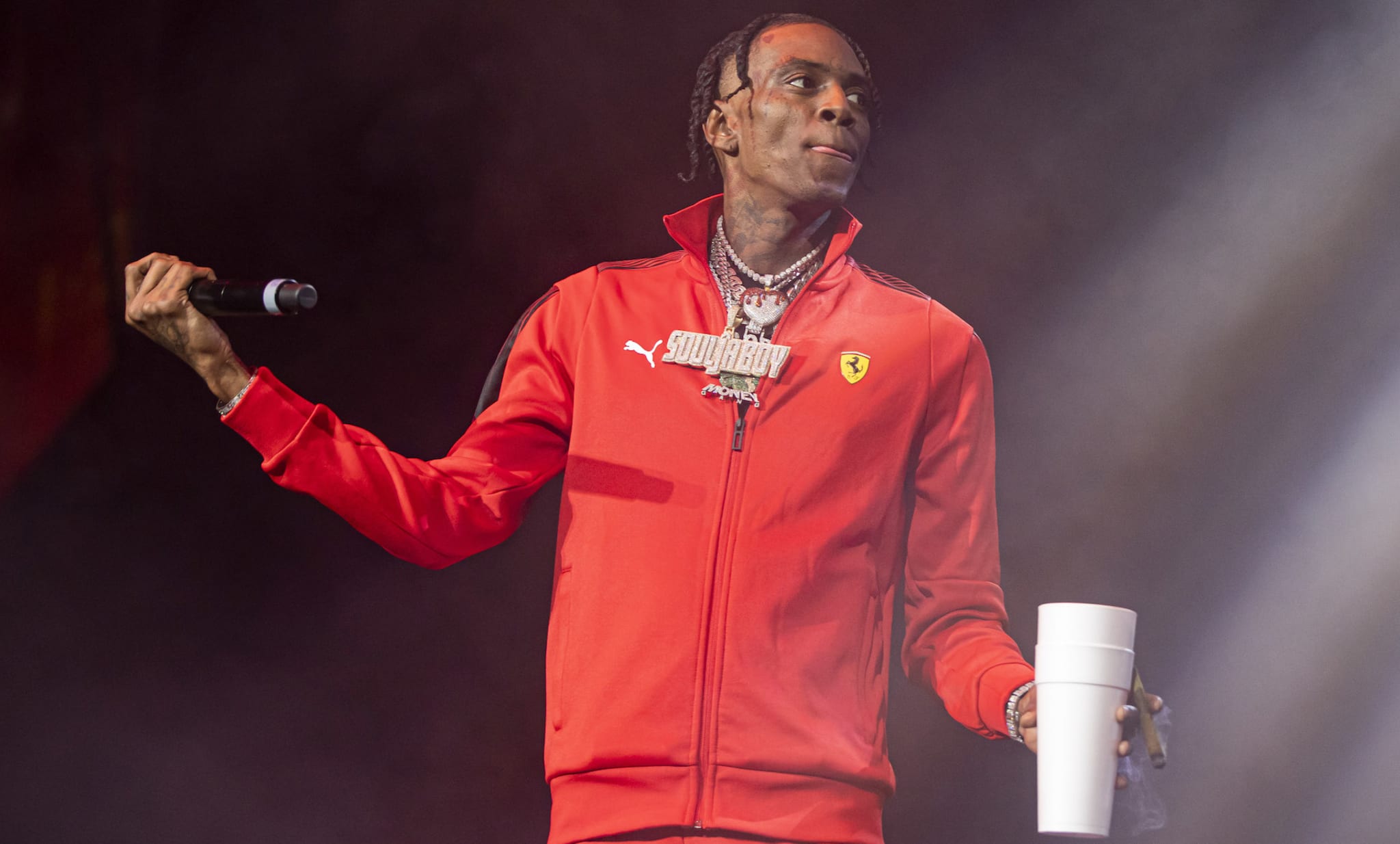 Soulja Boy performing in Detroit