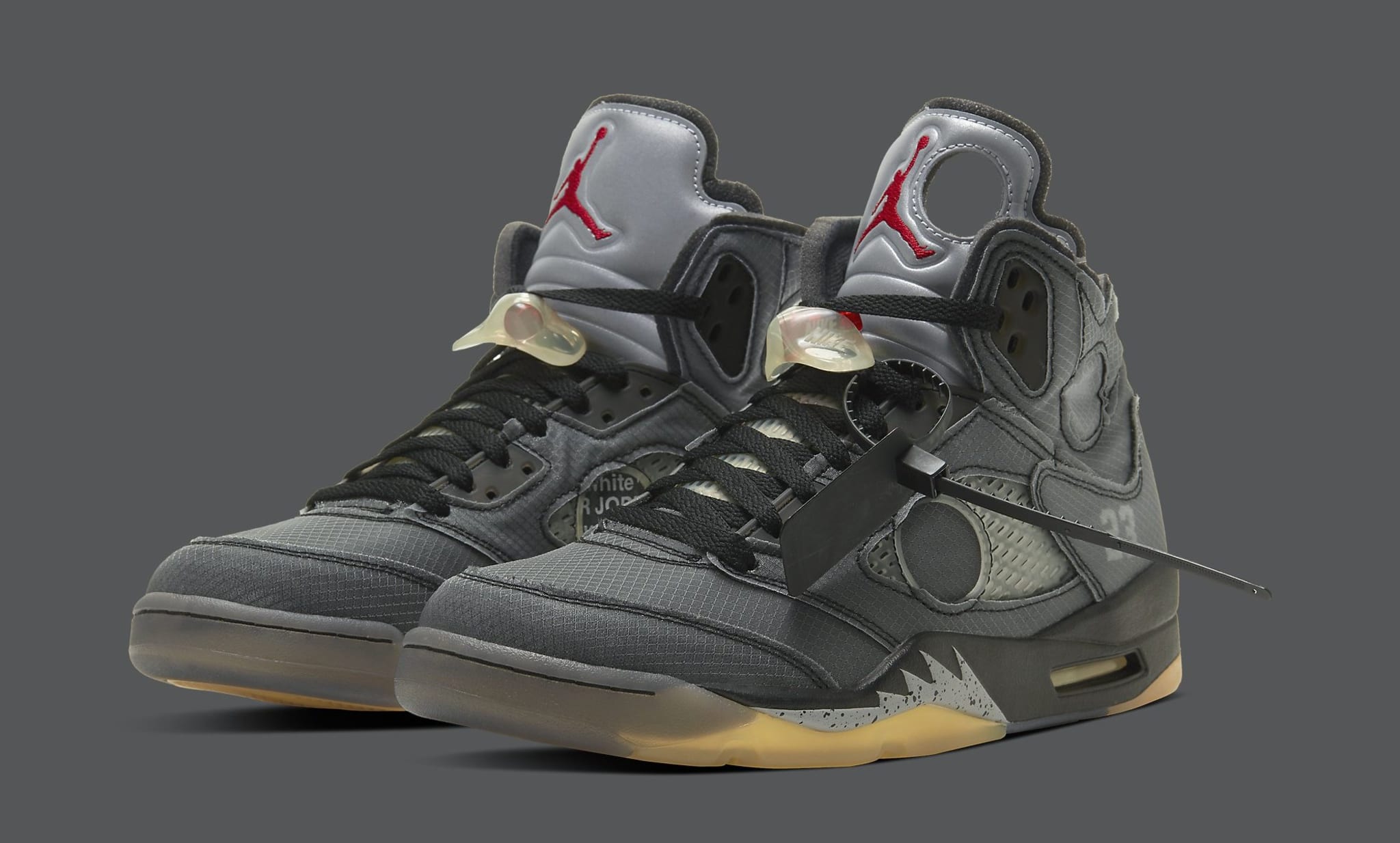 Off White x Air Jordan 5 CT8480 001 (Pair)