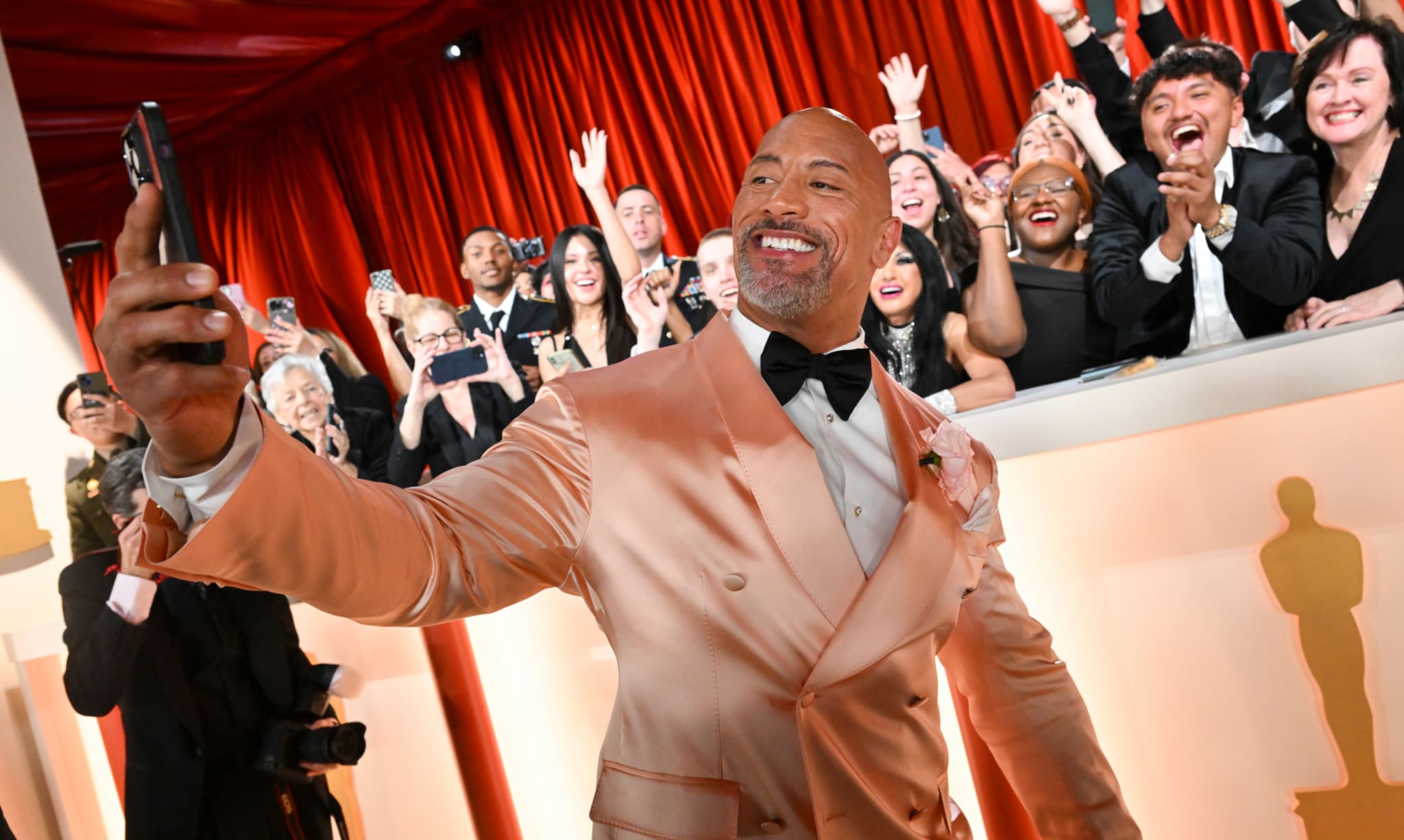 the rock at the oscars 2023