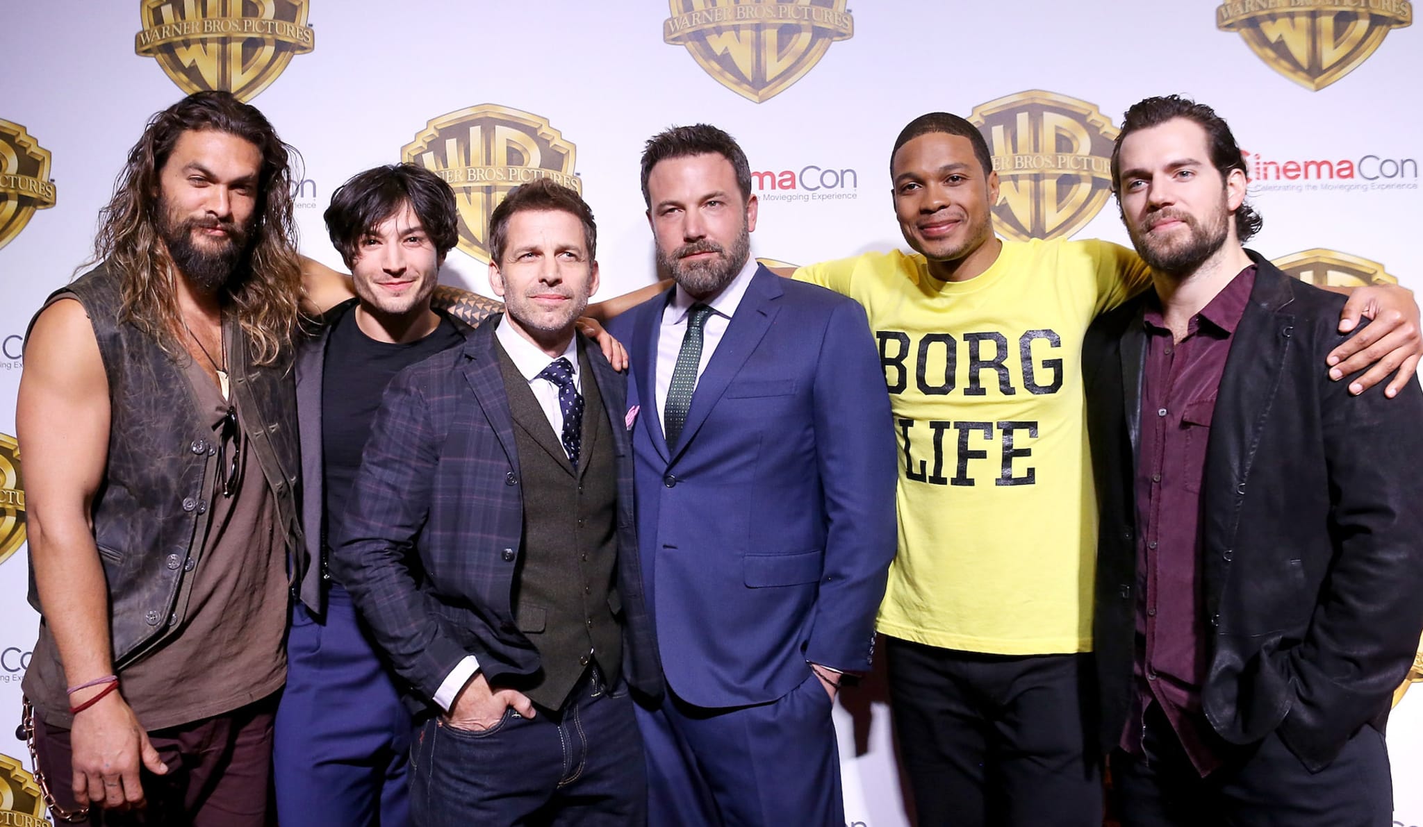 Cast of 'Justice League' at red carpet in 2017