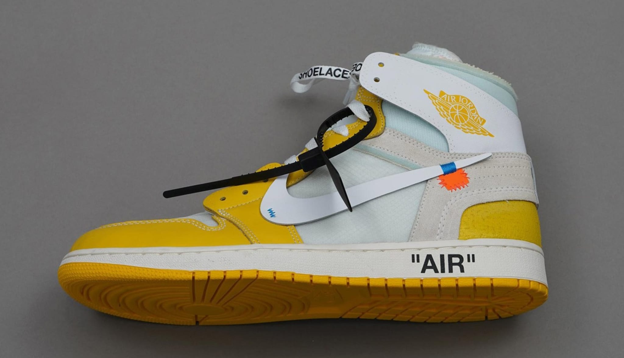 Off White x Air Jordan 1 'Canary Yellow'