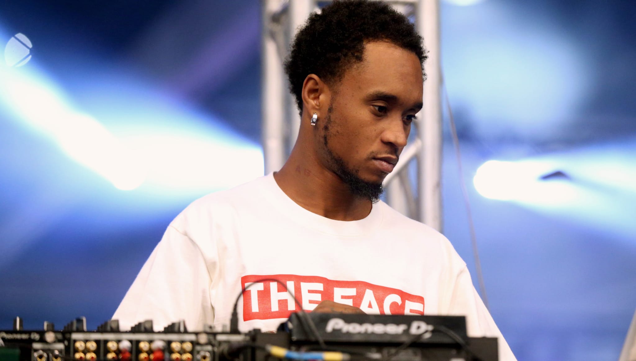 Slim Jxmmy performs during the 2019 BET Experience Celebrity Dodgeball Game