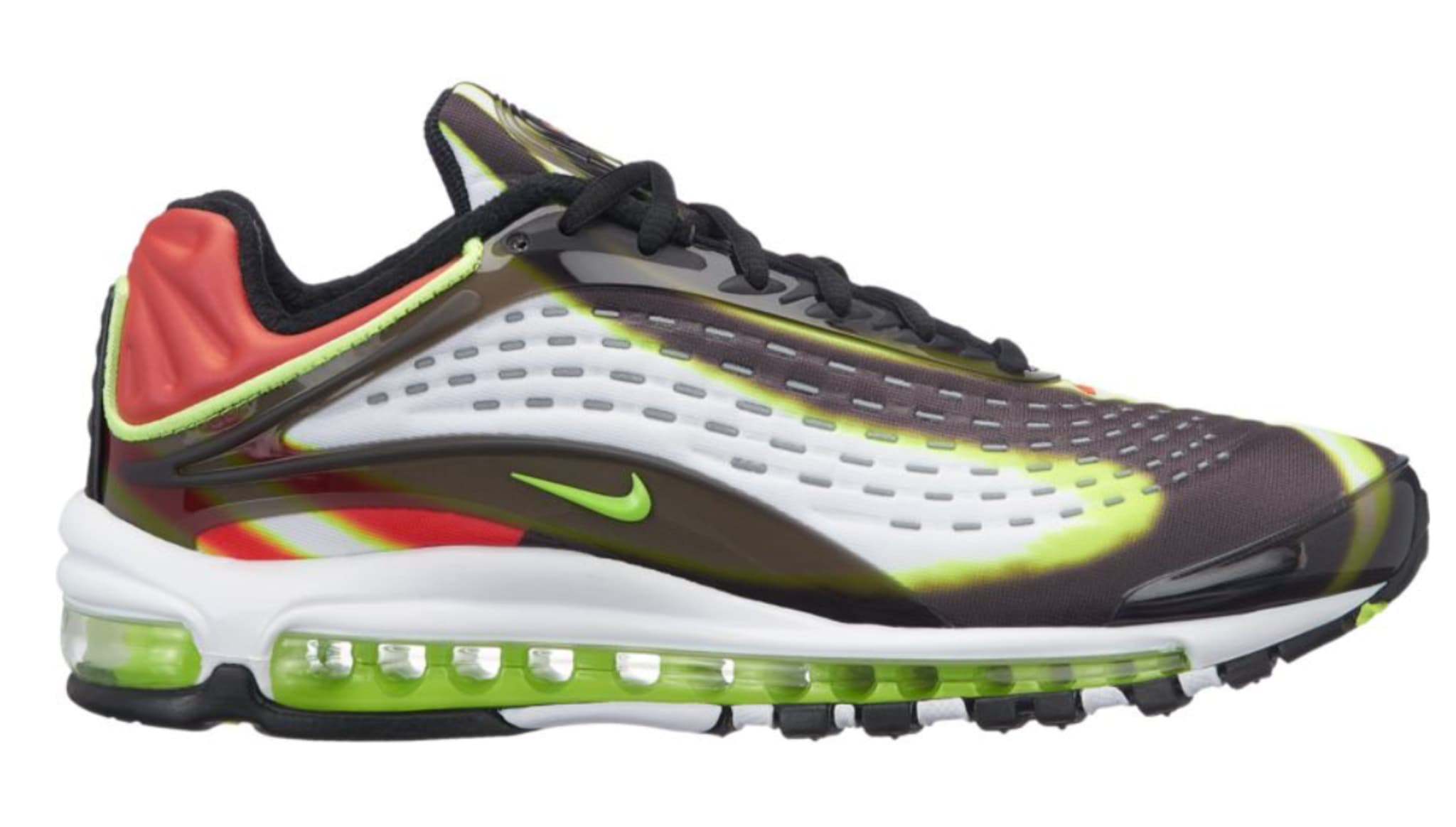 Nike Air Max Deluxe 'Black/Volt/Habanero Red/White' AJ7831 003