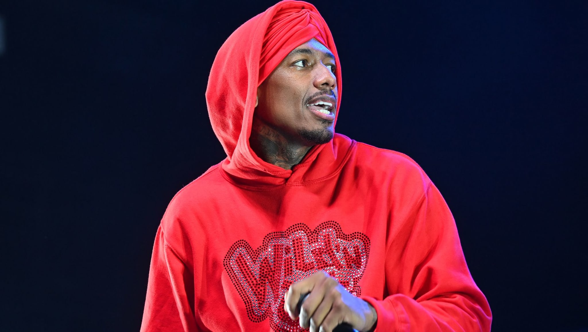 Nick Cannon on stage in 2022