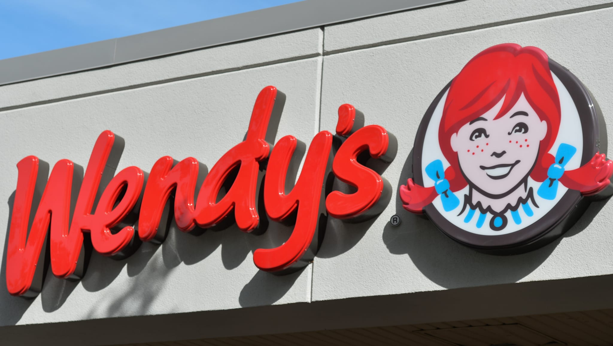 Wendy's logo. On Monday, 30 August 2021, in Edmonton, Alberta, Canada