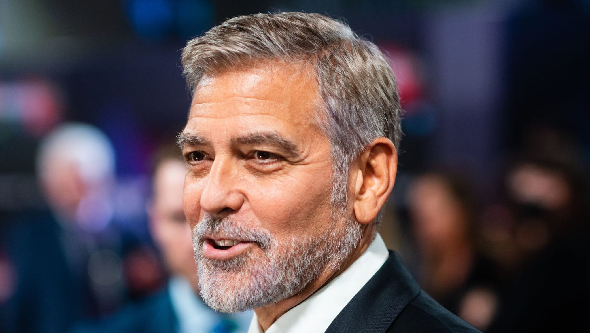 George Clooney attends "The Tender Bar" Premiere