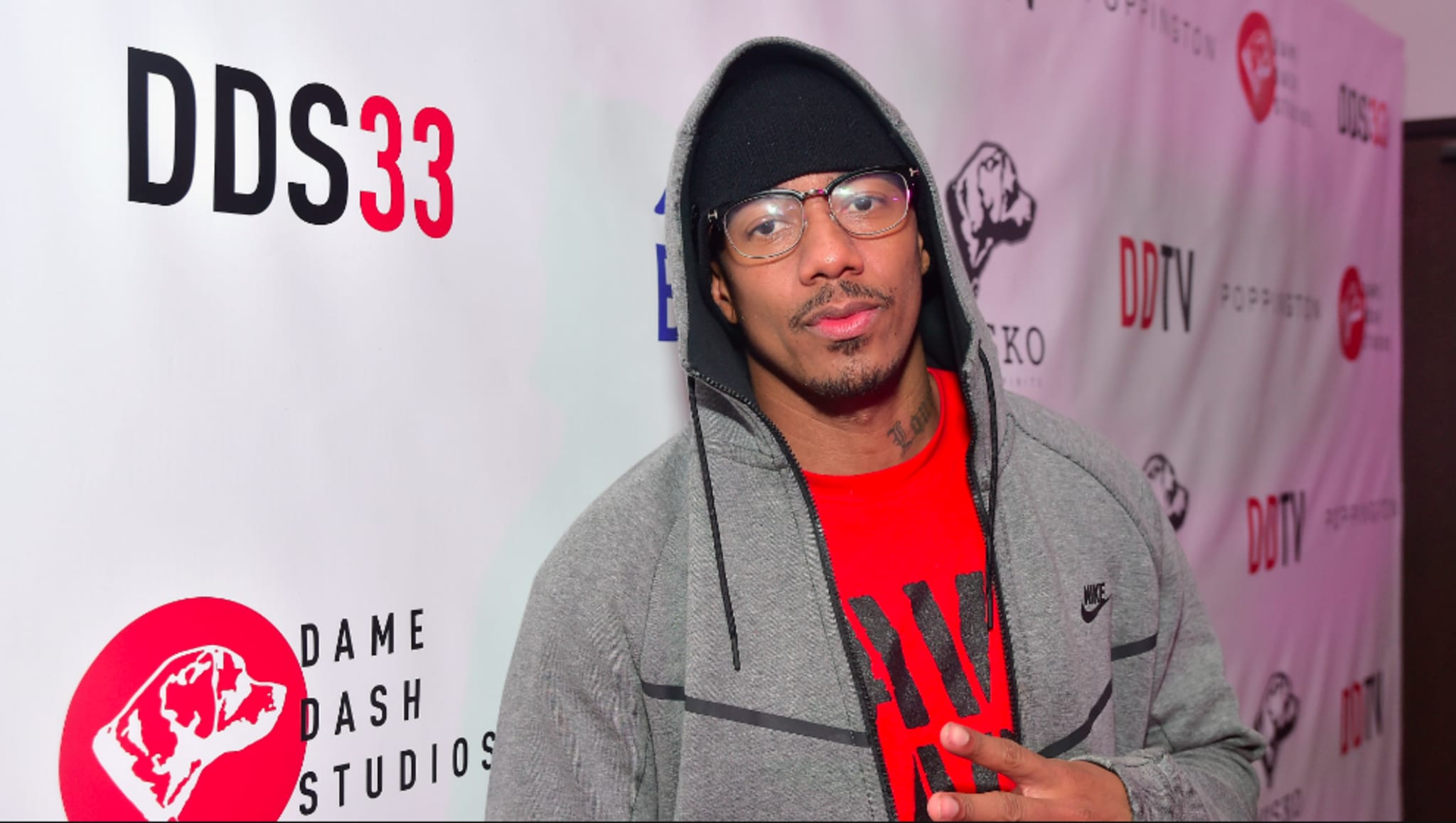 Nick Cannon attends Damon Dash Celebrates the Launch of Dame Dash Studios