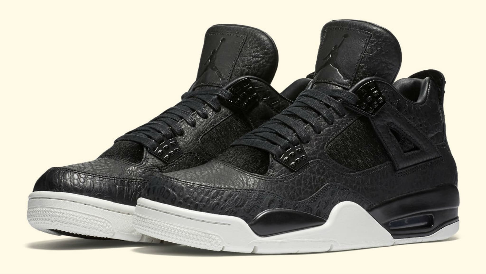 Air Jordan 4 Premium "Black Pony Hair" 819139 010