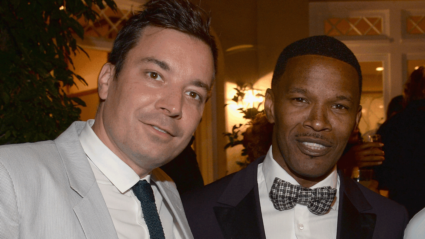Jimmy Fallon and Jamie Foxx