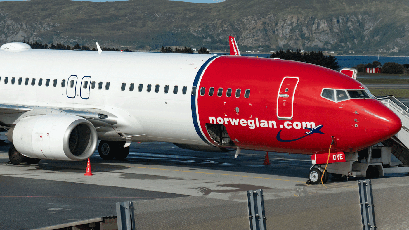 Norwegian plane.