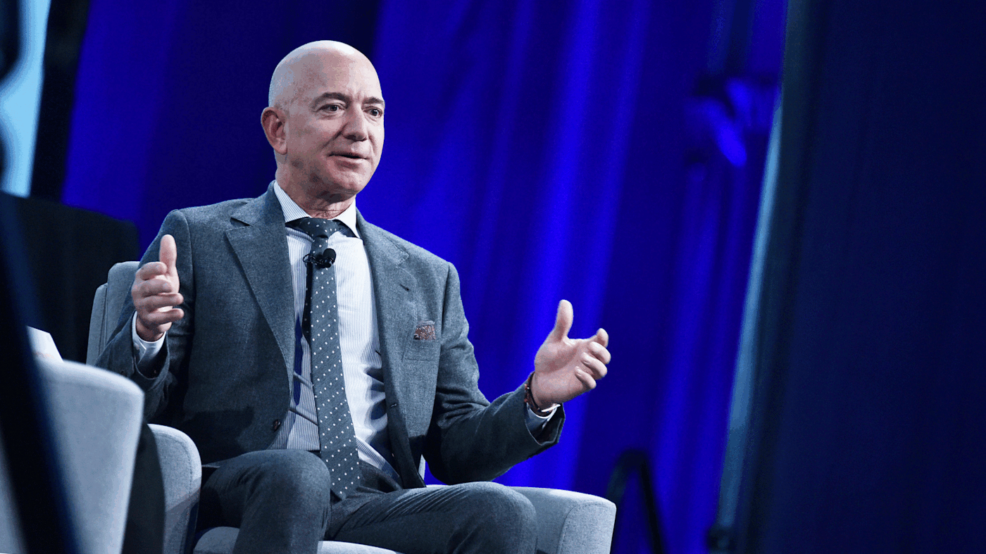 Jeff Bezos at the 70th International Astronautical Congress.