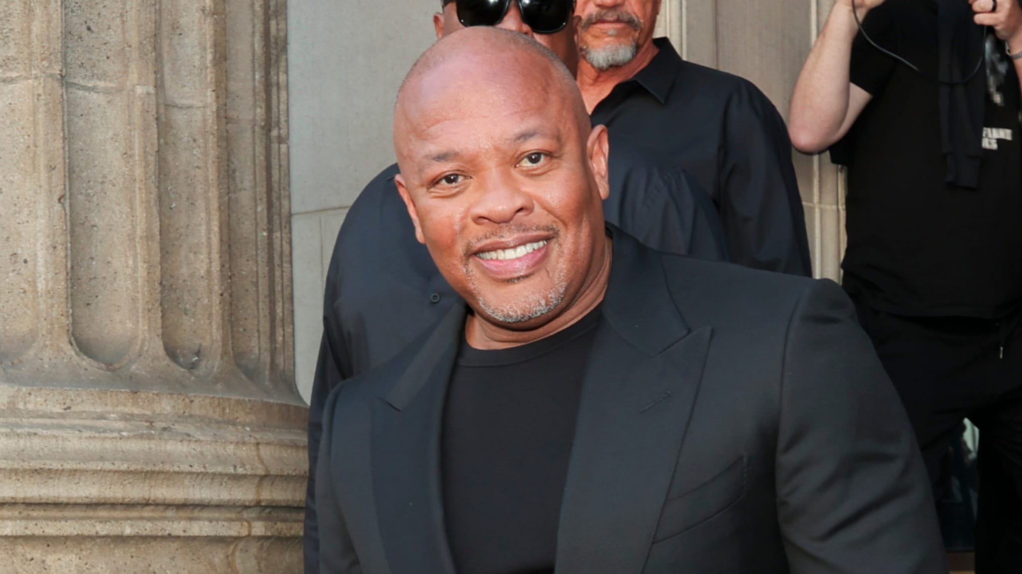 Dr. Dre posing for a picture.