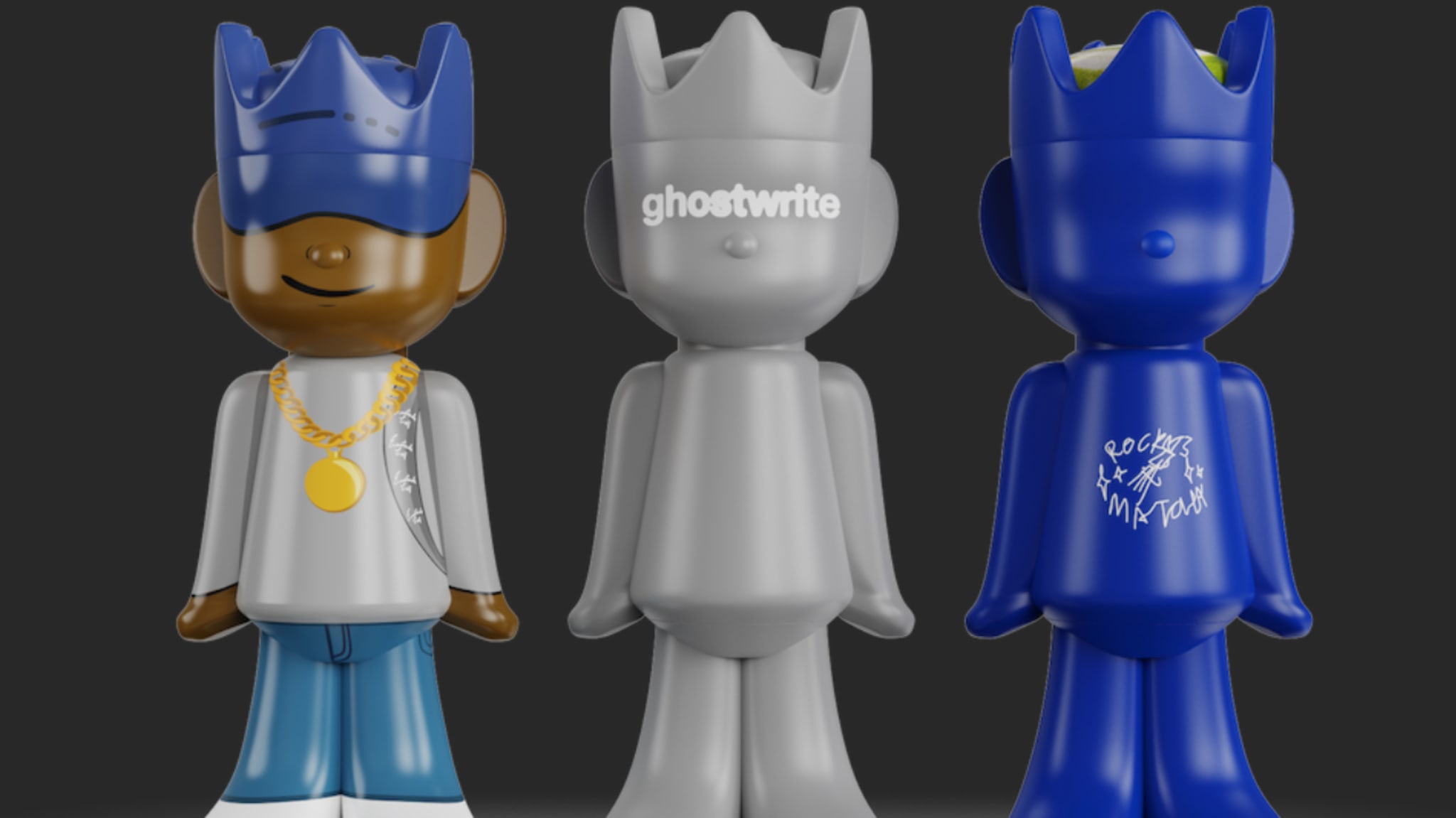 Toys from new brand are pictured