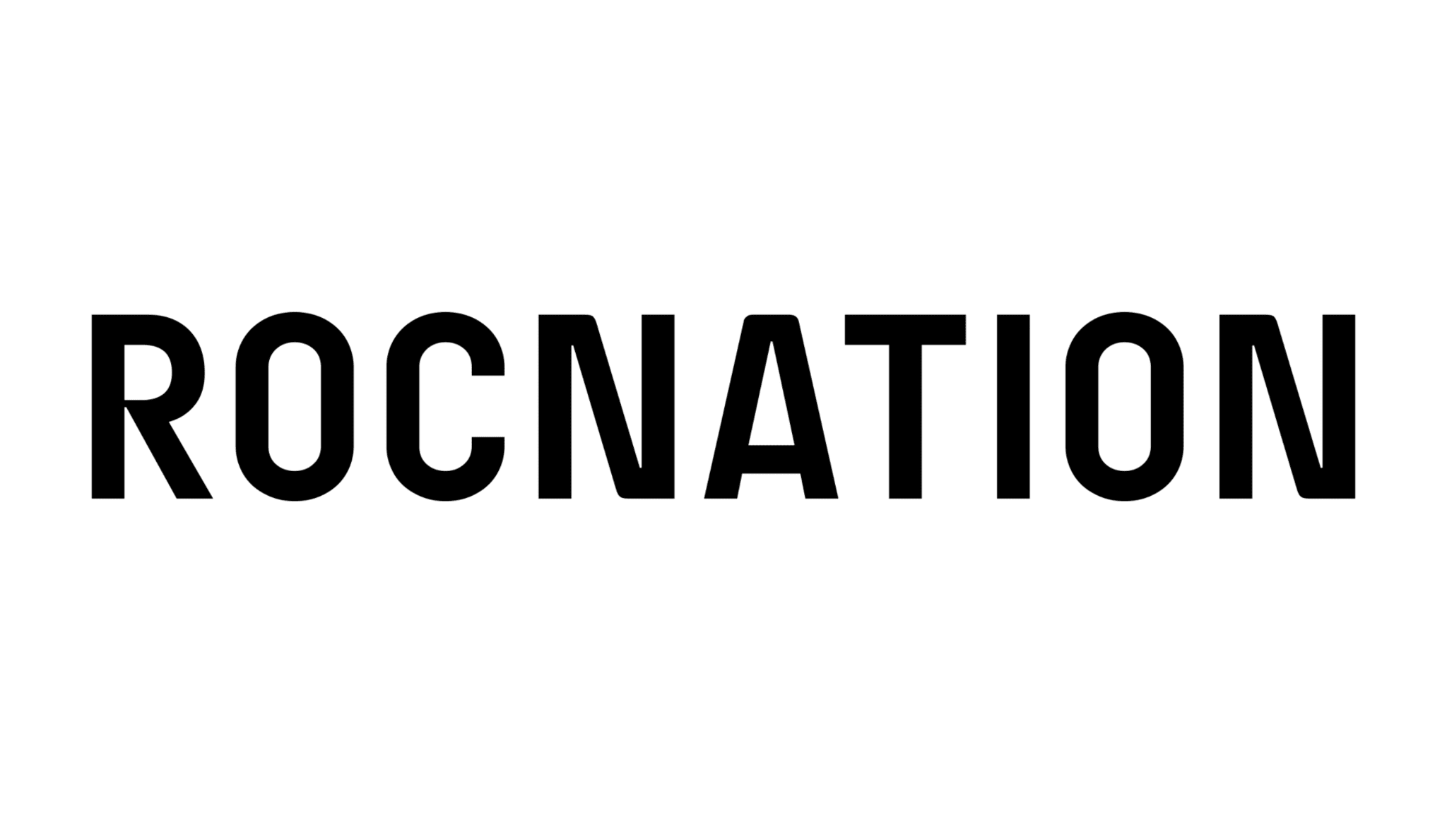 Roc Nation logo in black text on a white background