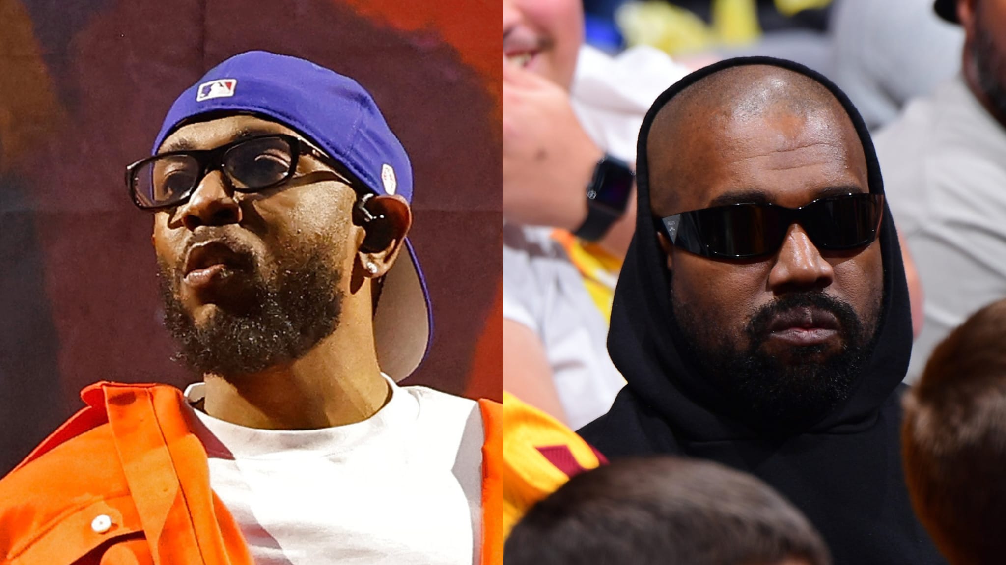 Two men in casual attire, one in a headband and glasses, the other in sunglasses