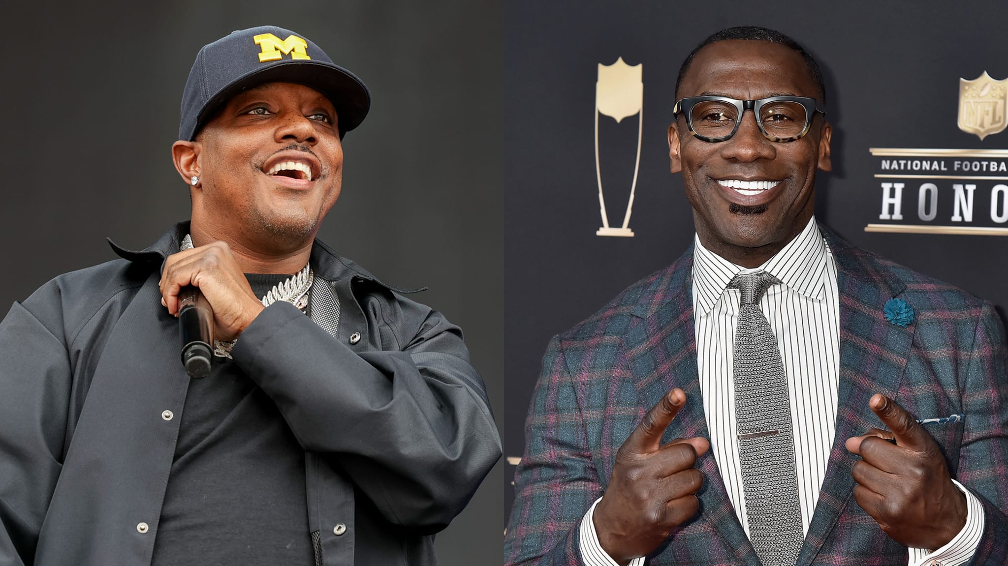 Mase performing, Shannon Sharpe at the 8th Annual NFL Honors