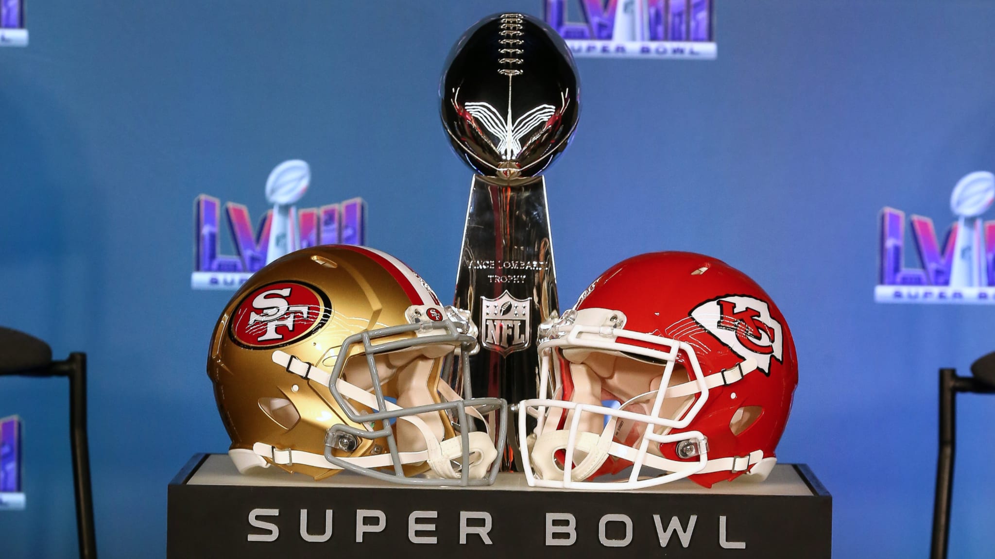 super bowl 2024 press conference pictured