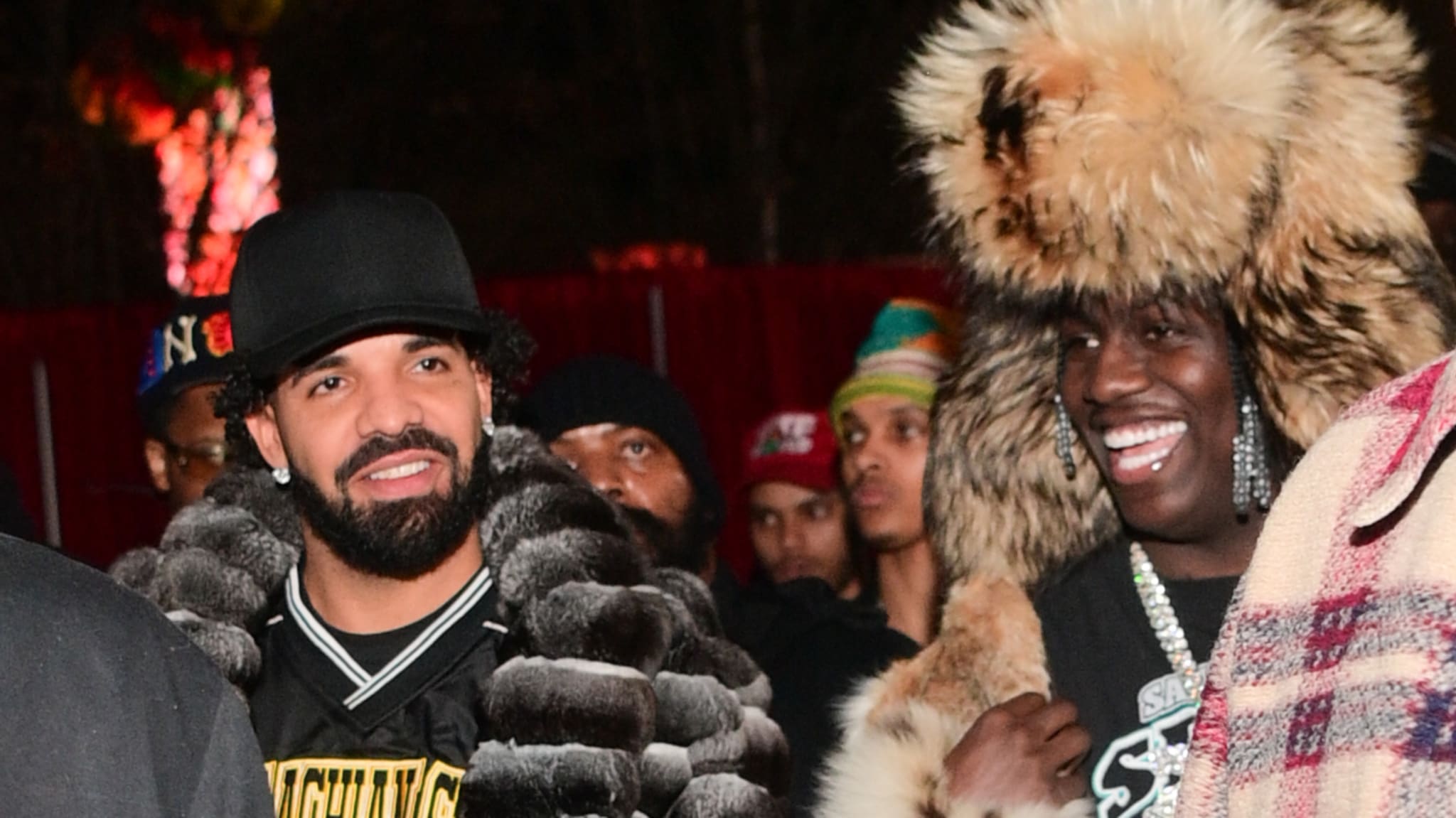 drake and yachty are pictured together