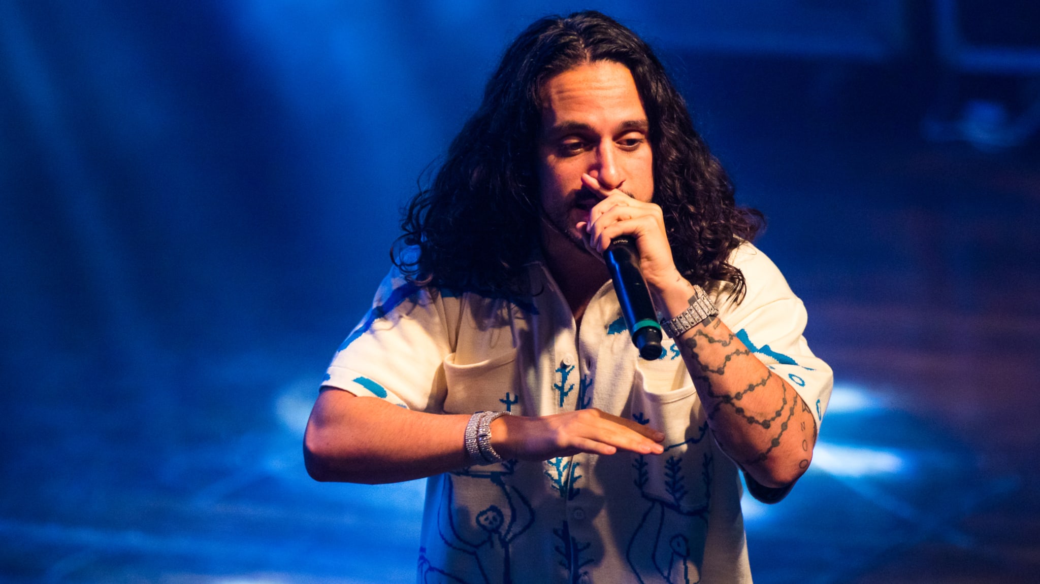 russ on stage