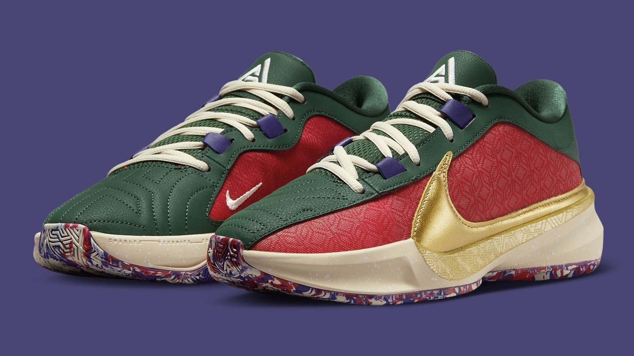Nike Zoom Freak 5 Keep It a Buck Release Date DZ2944-600 Pair