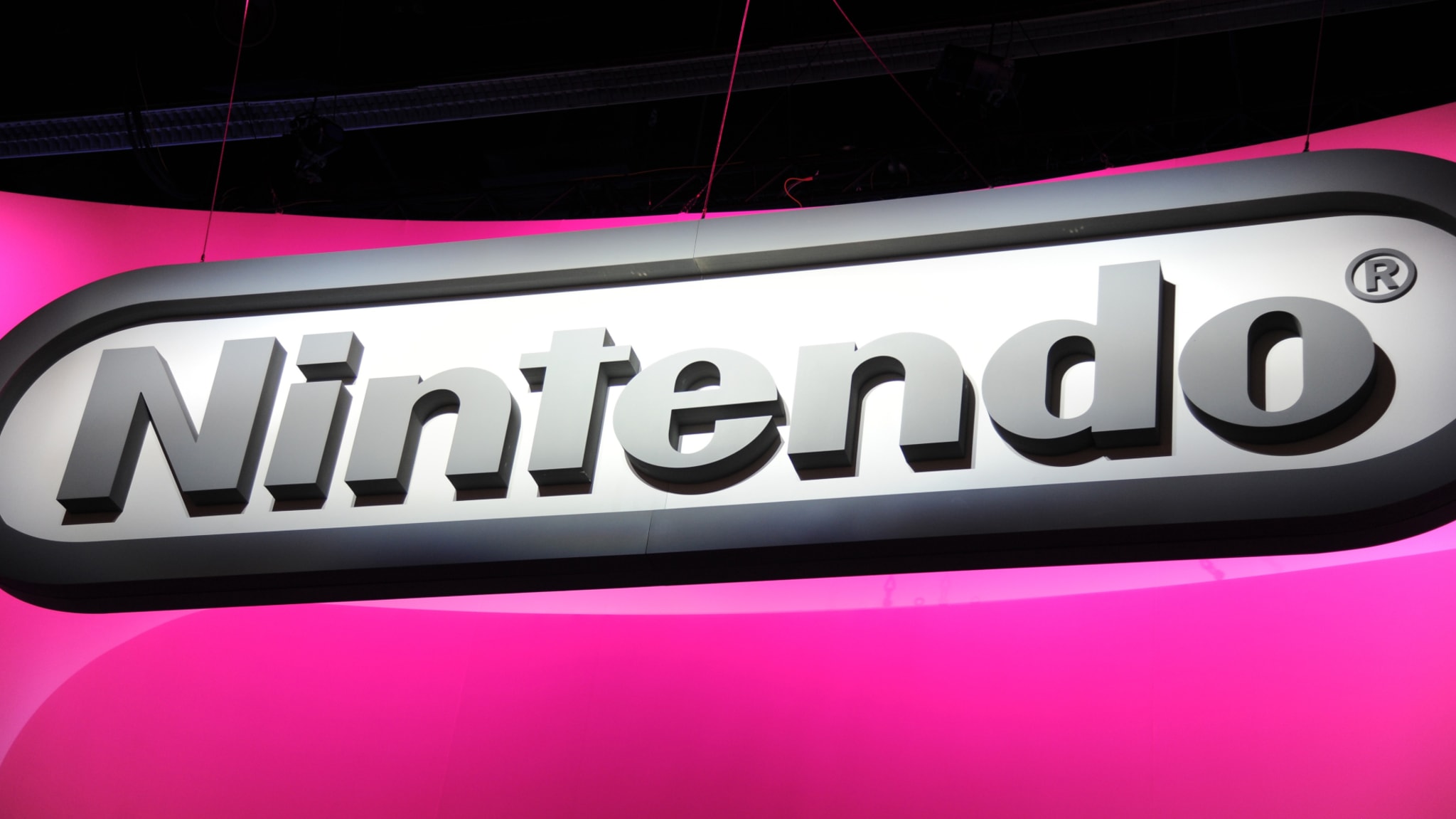 Nintendo logo pictured at public event