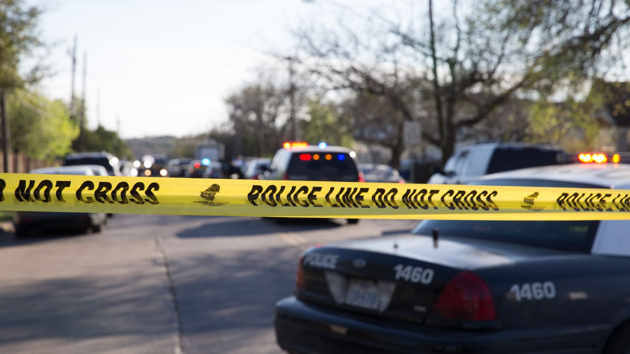 Photograph of police in Austin Texas