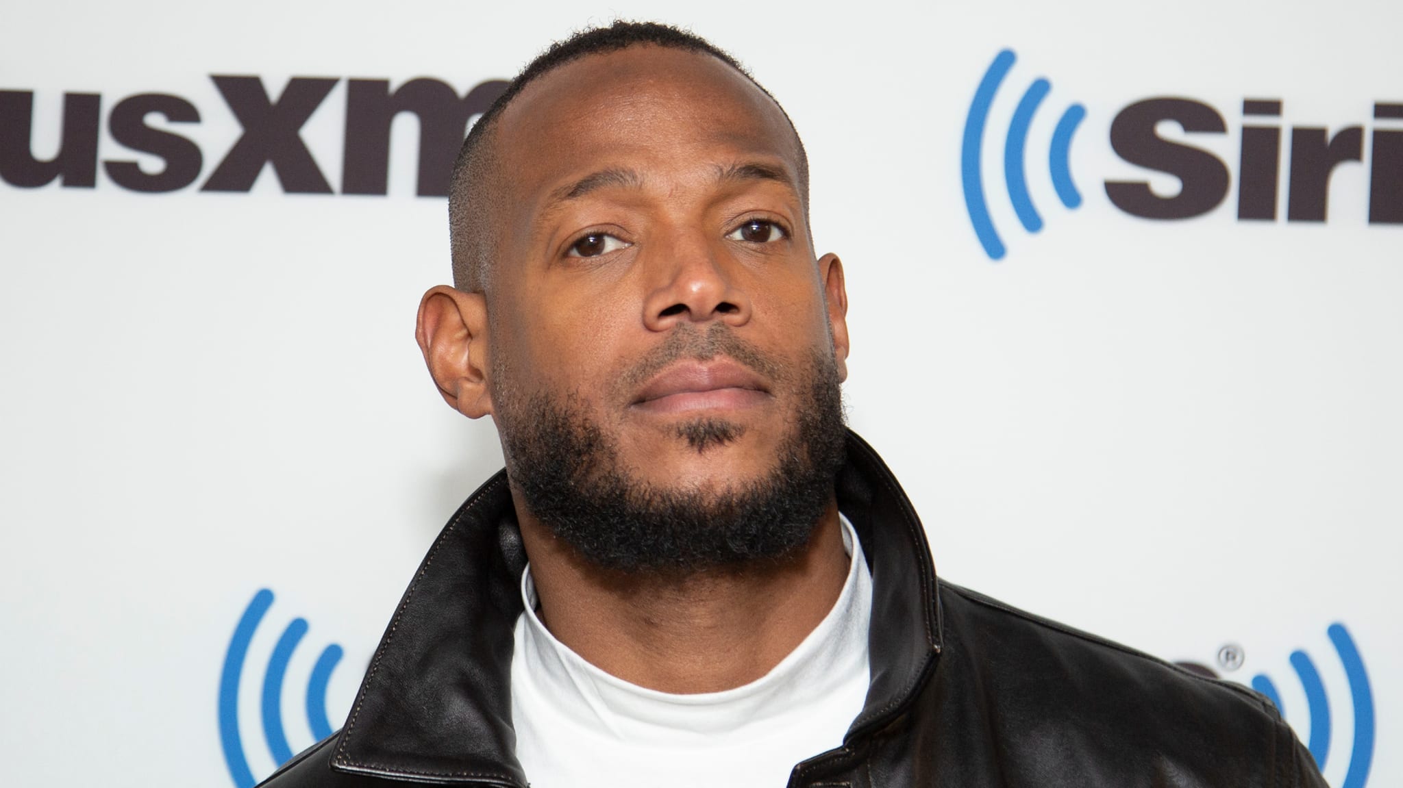Marlon Wayans pictured while visiting SiriusXM Studios.