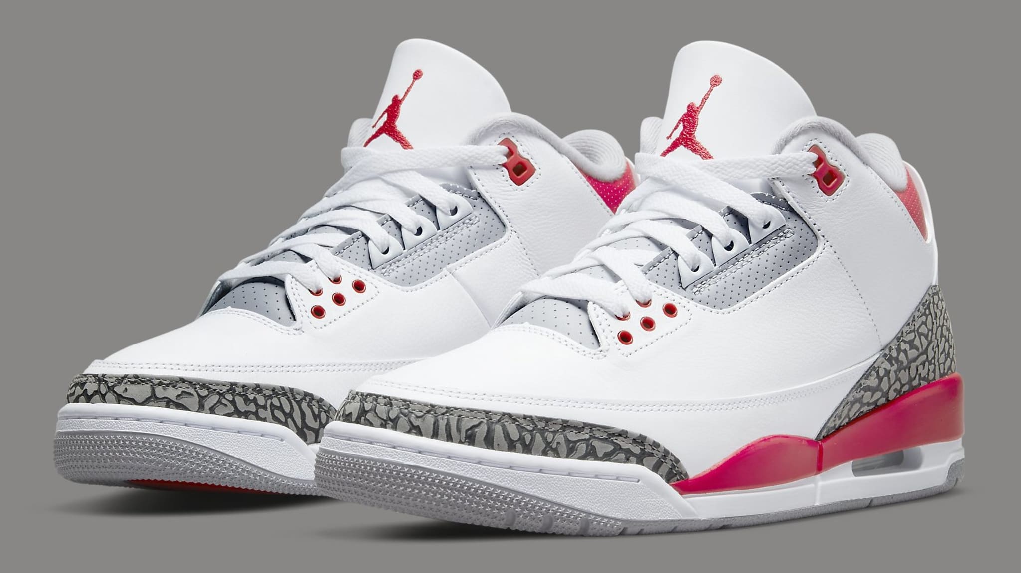 Air Jordan 3 III Fire Red Release Date DN3707-160 Pair