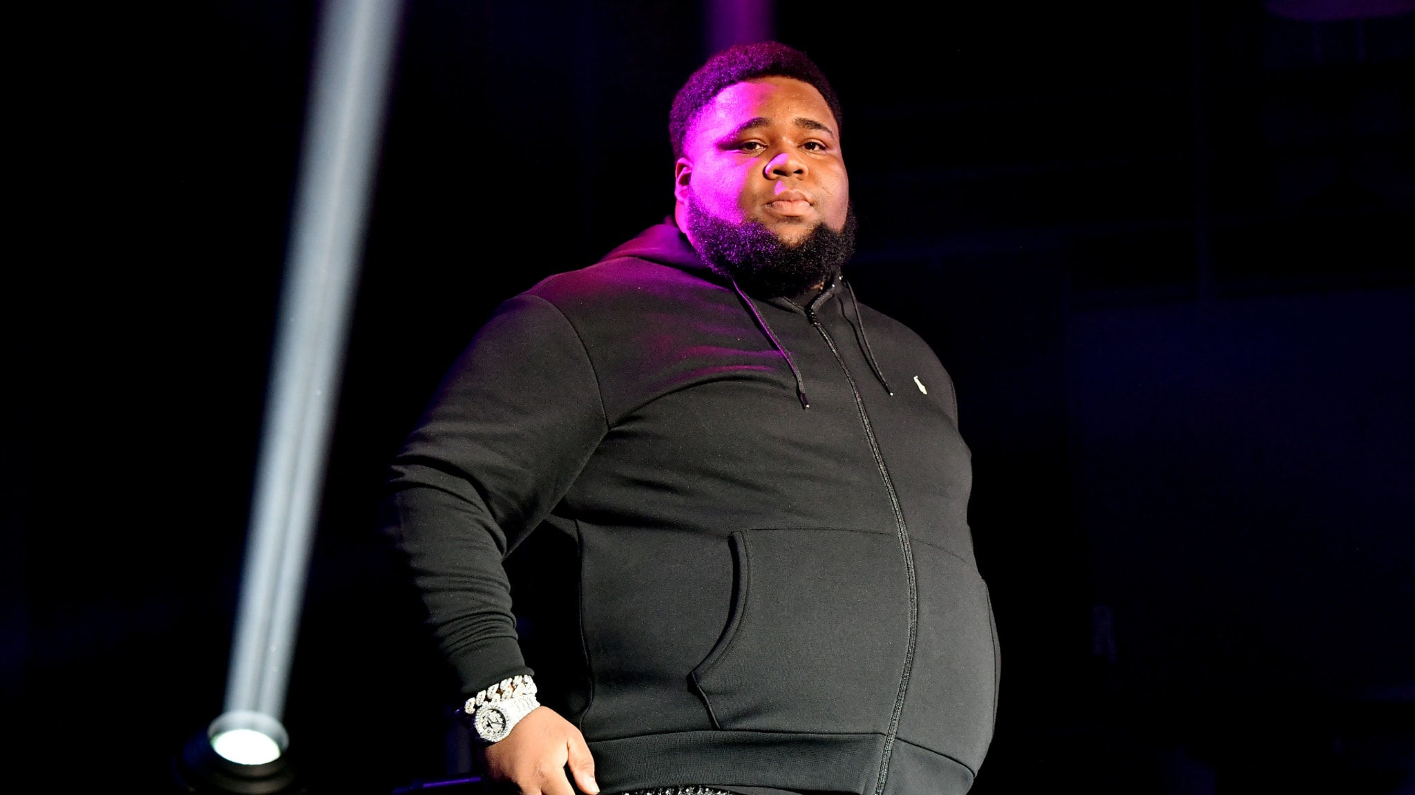 Rod Wave performs onstage during his "SoulFly" tour.
