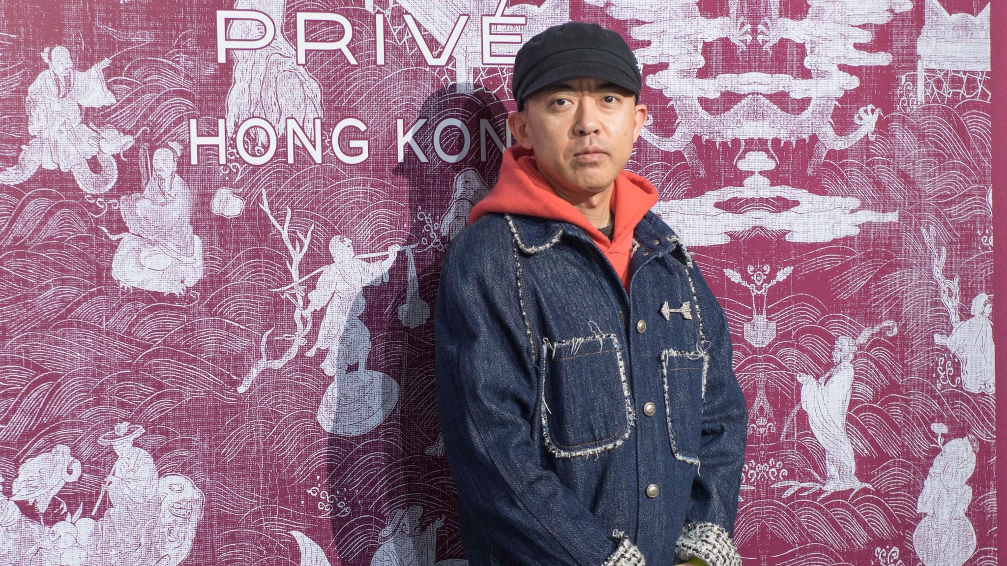 NIGO is pictured at a red carpet event